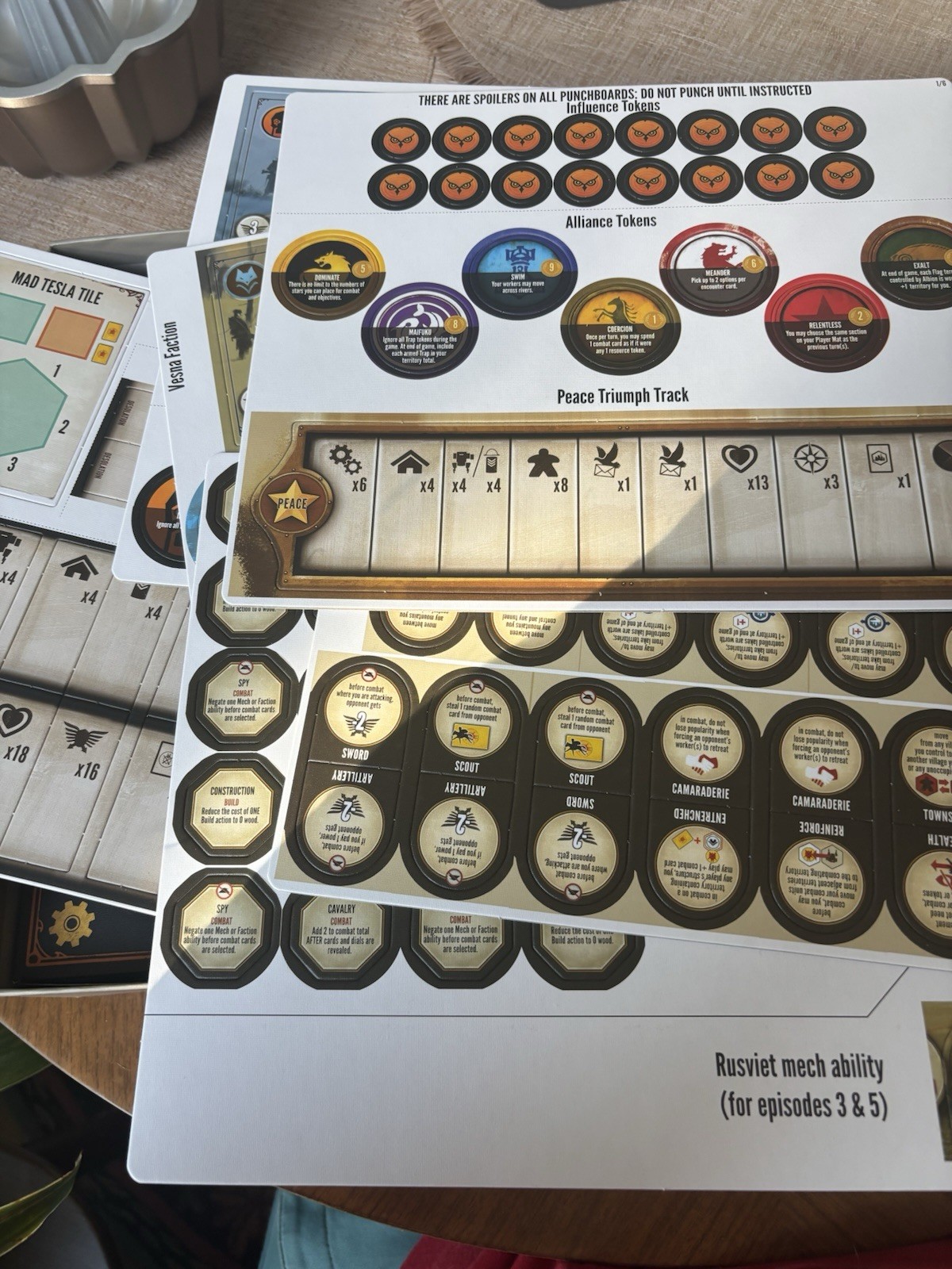 Scythe Rise of Fenris NOS Shrinkwrapped Expansion Mission Board Game Stonemaier