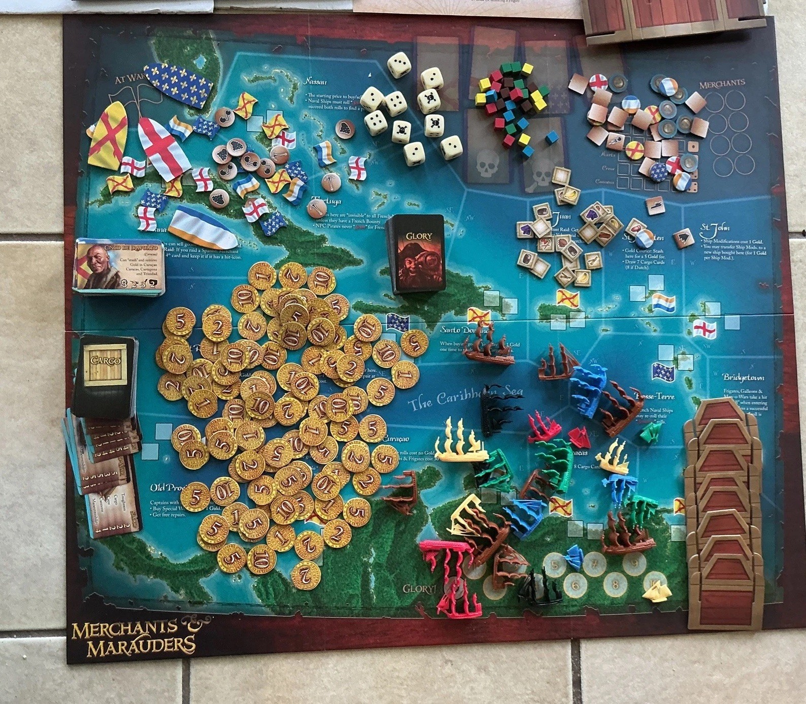 Merchants & Marauders Board Game Z-Man Games in Box