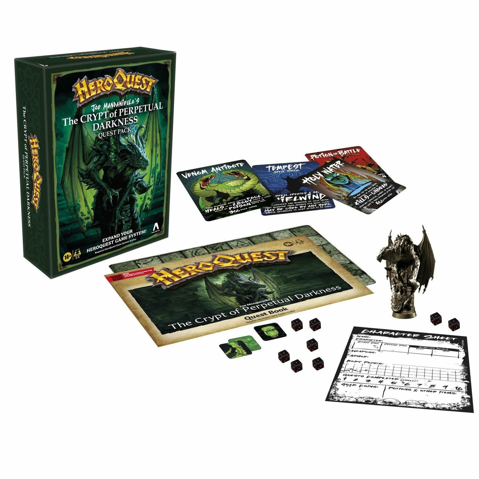 HeroQuest: Joe Manganiello’s The Crypt of Perpetual Darkness Quest Pack