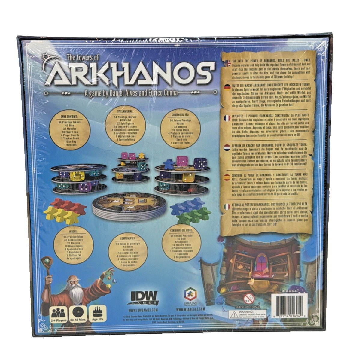 The Towers of Arkhanos Daniel Alves/Eurico Cunha IDW Games NIB