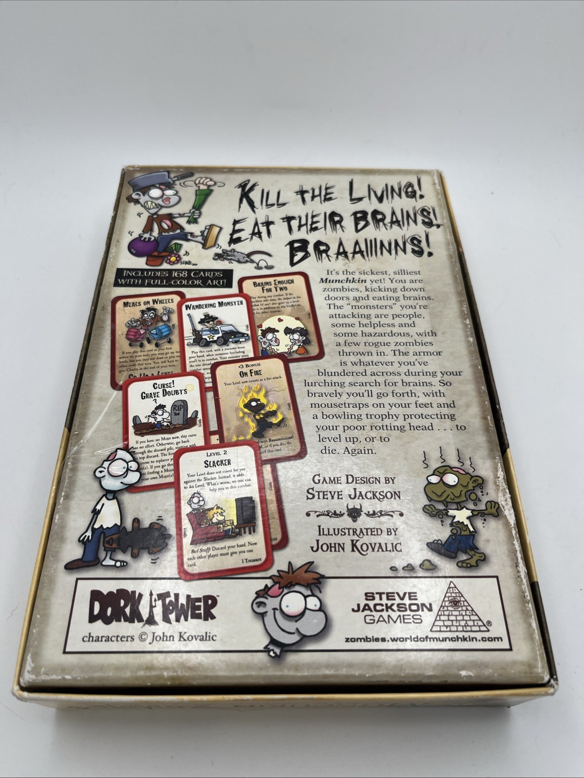 4 In 1 Munchkin Quest + Portal Kombat + Looking For Trouble & Zombies Expansions