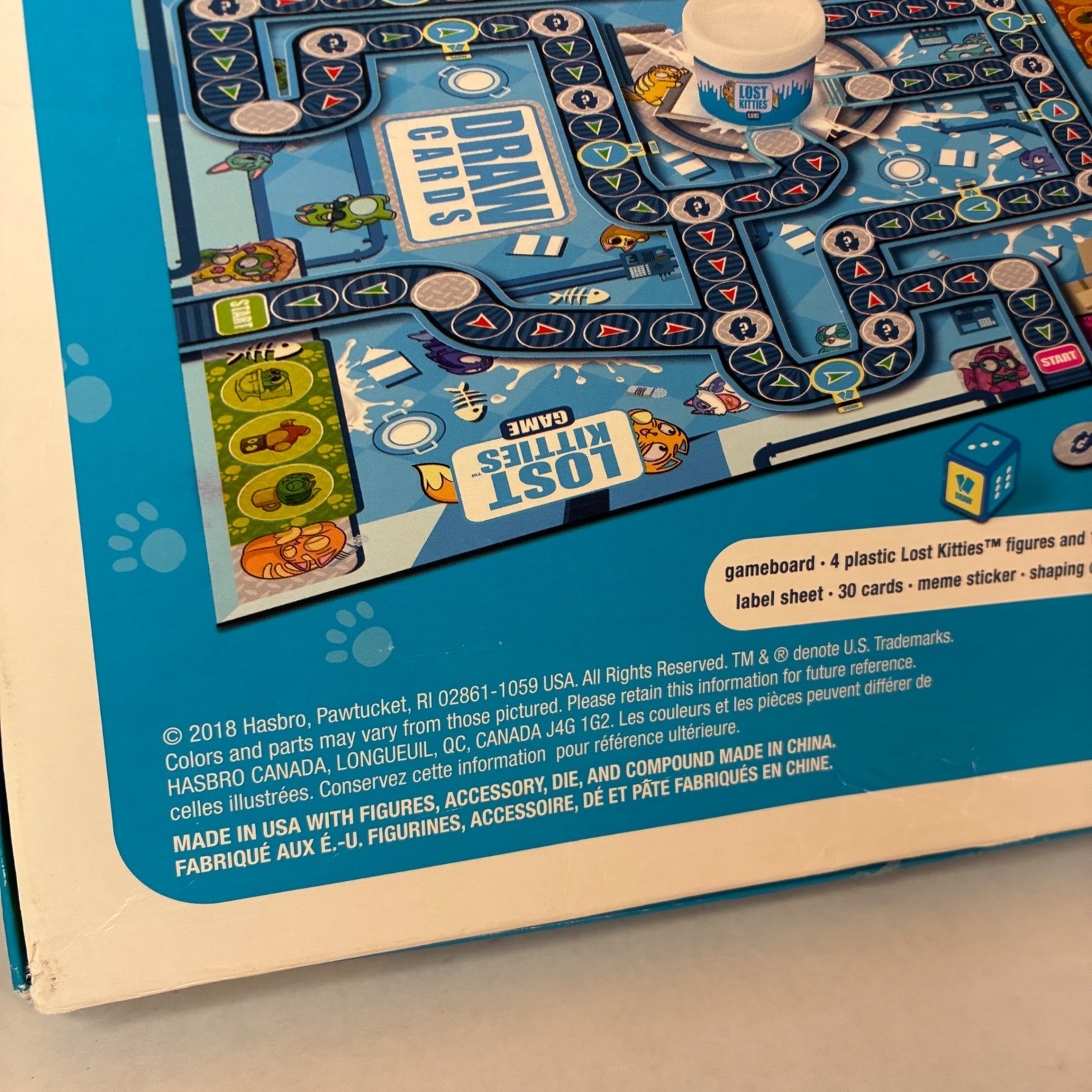 Hasbro Lost Kitties Board Game Littlest Pet Shop E4988 Kids Ages 5+ 2018 Gaming