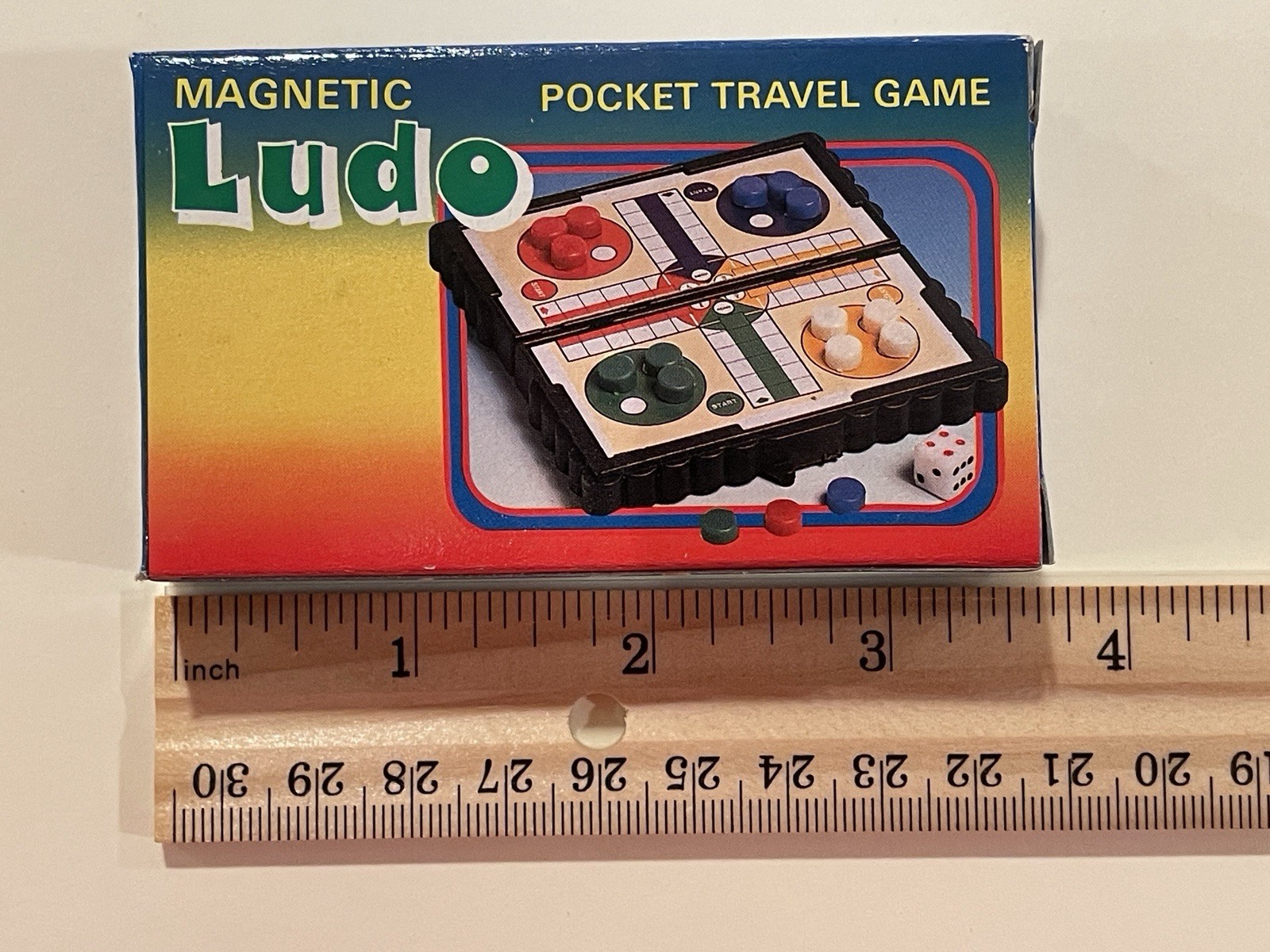 Vintage Mini Magnetic Travel Game Ludo Theme Pocket Game