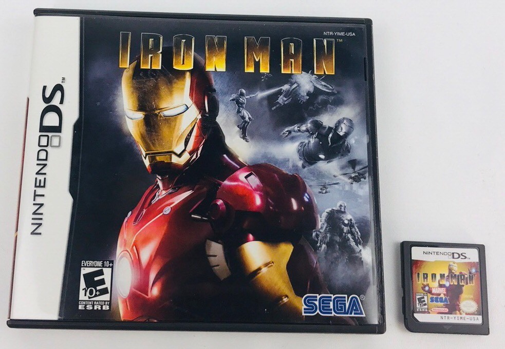 Iron Man Nintendo DS Video Game And Case No Instruction Booklet Sega