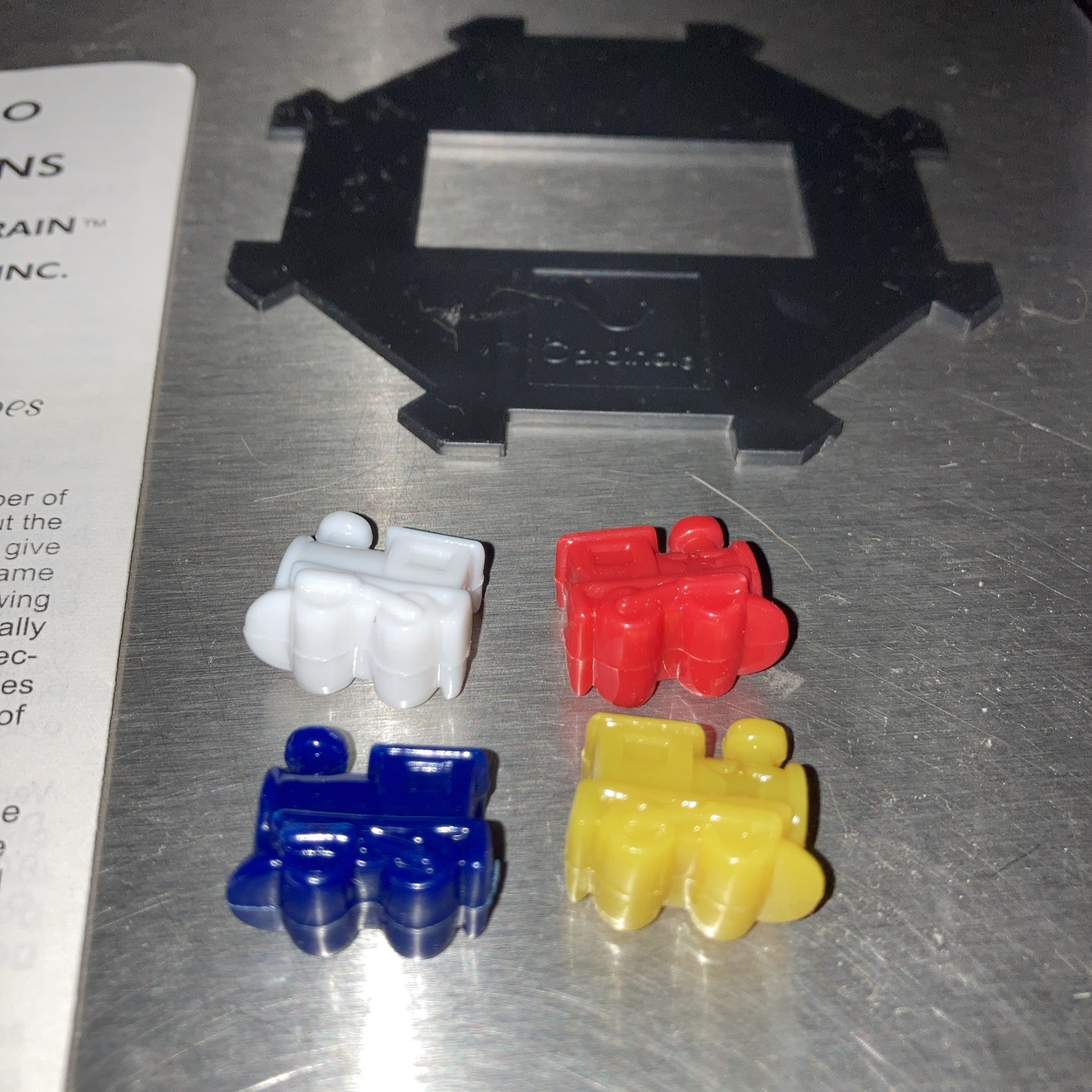 Cardinal Double 12 Dominoes Mexican Train & Original LCR Left Center Right Game