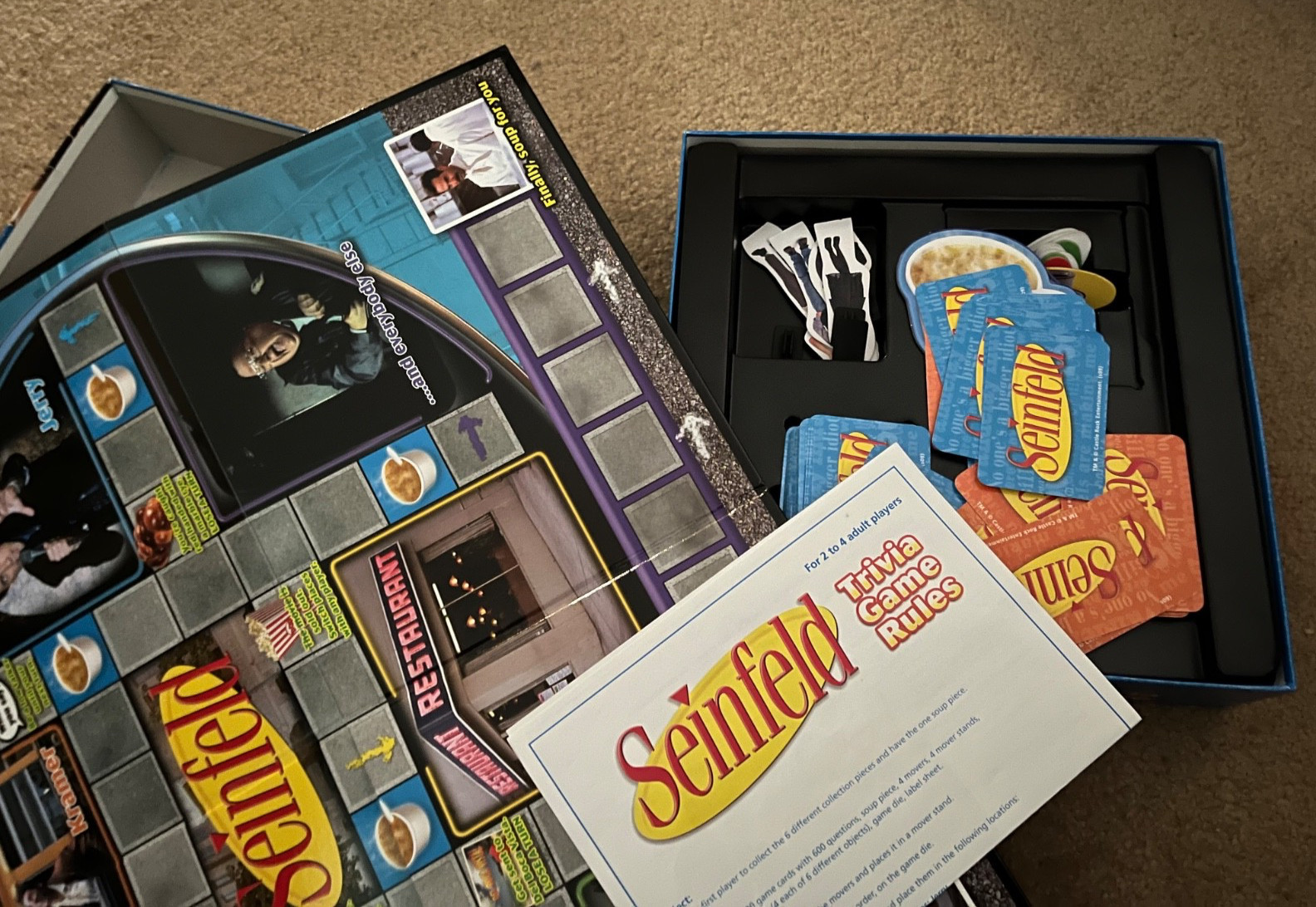 Seinfeld Trivia Board Game – Complete – Used