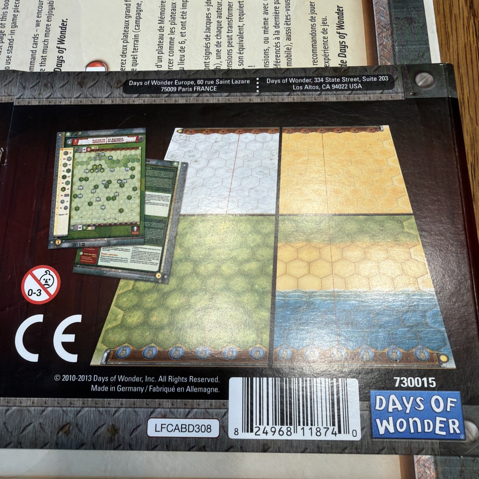 Memoir ’44 Breakthrough Board Maps & Manual Days of Wonder 15 Scenarios – EUC