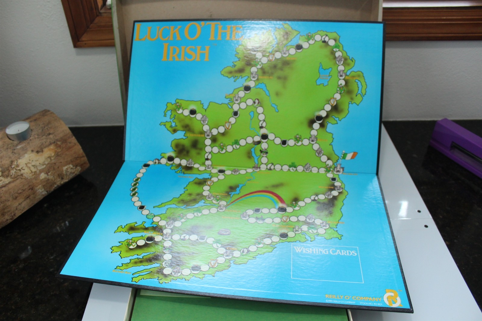 Vintage 1985 Luck O’ The Irish Board Game #RO BGI Reilly O’ Company