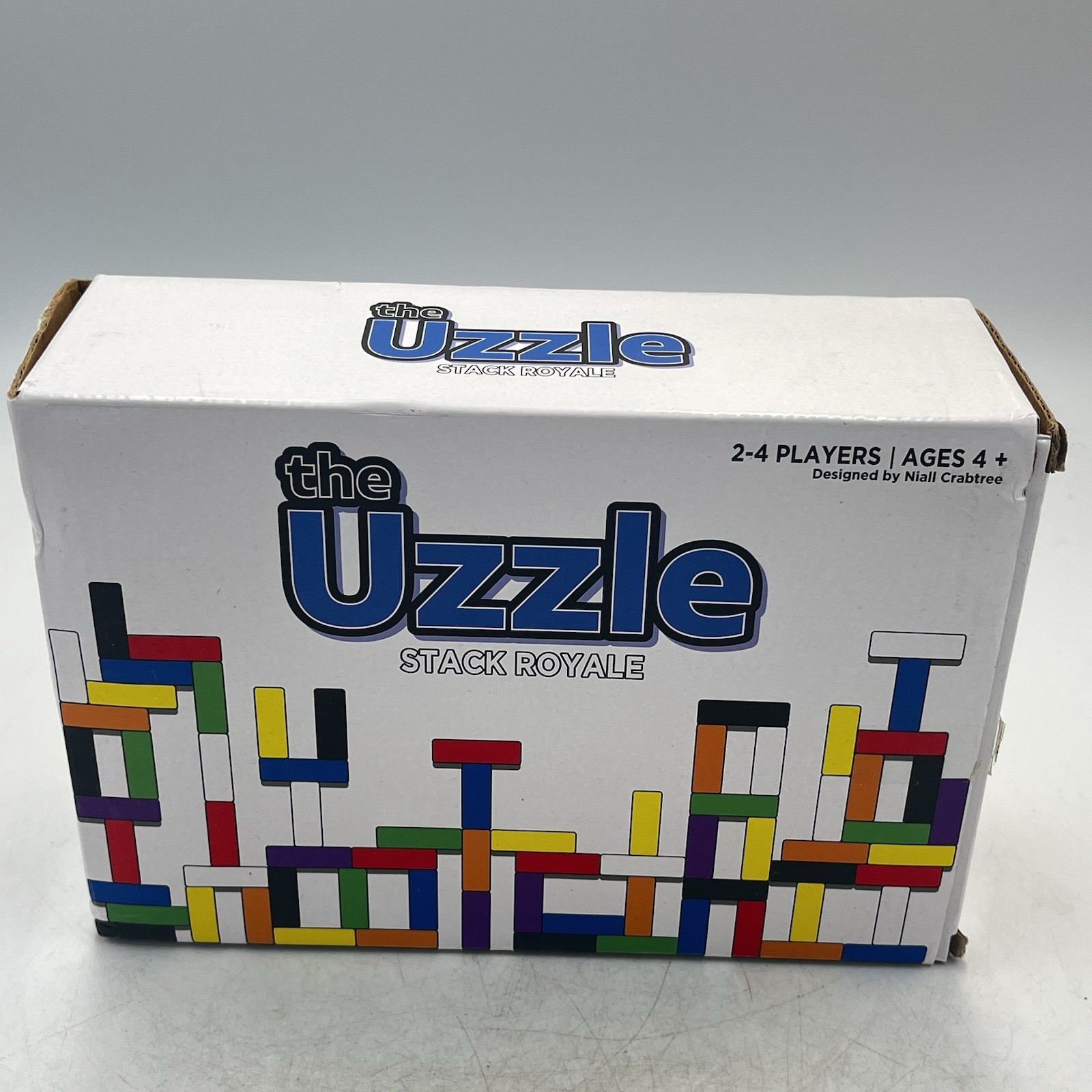 The Uzzle Stack Royale Board Game Fast Fun Family 2-4 Players 4+ NEW No Shrink