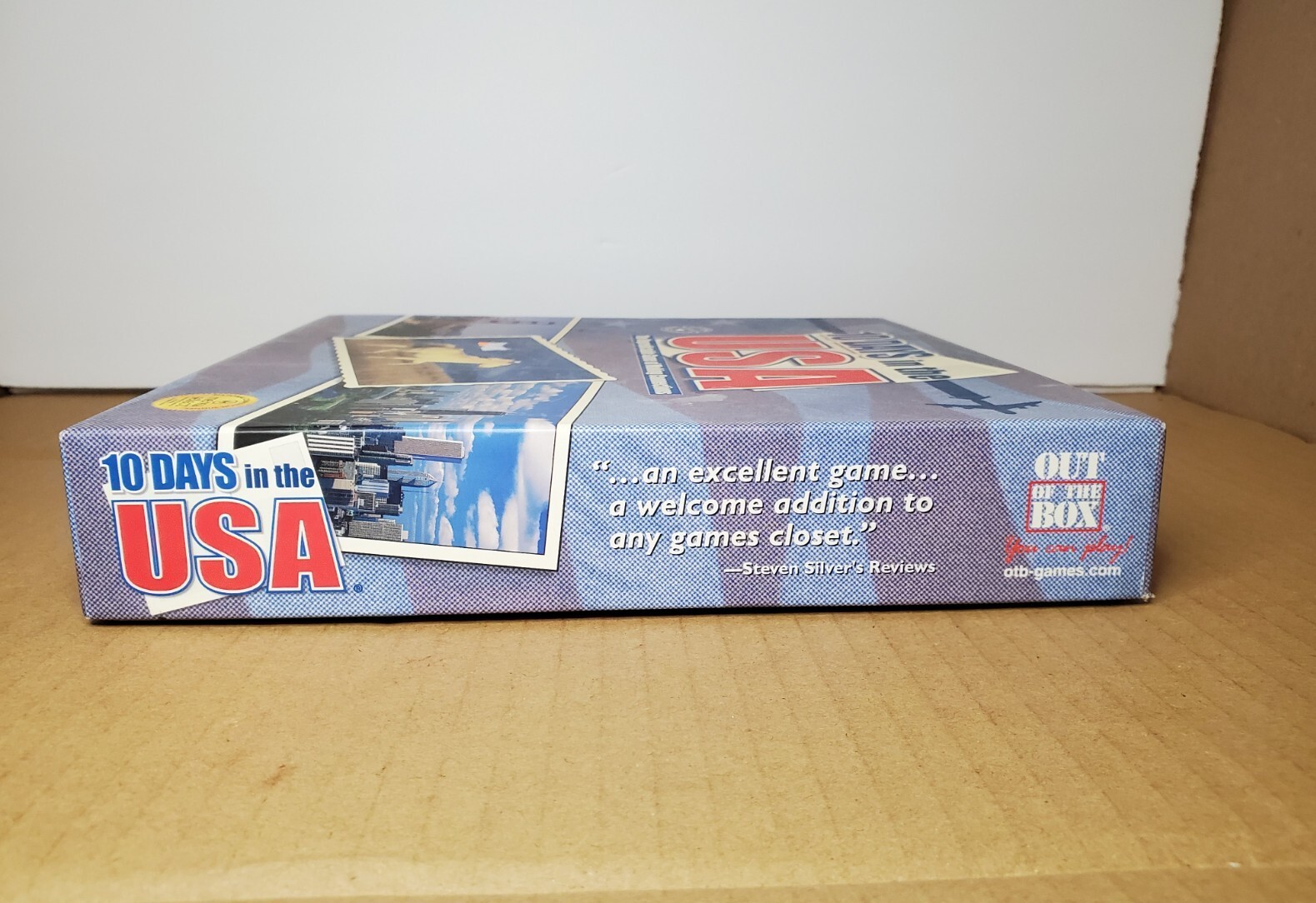 10 Ten Days in the USA Board Game 2004 By Out of The Box Games – 100% COMPLETE!