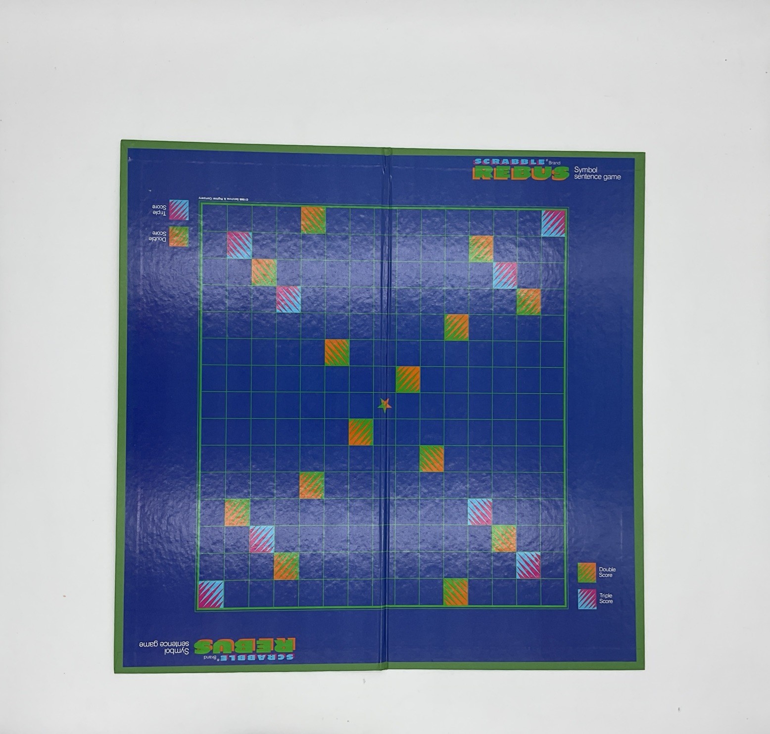 Scrabble REBUS Selchow & Righter Vintage 1986 Tile Board Game Complete in Box