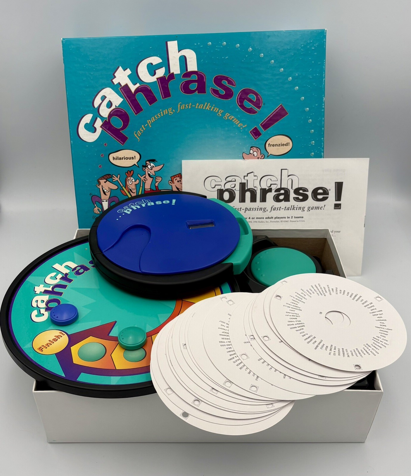 SUPER CLEAN COMPLETE Original Catch Phrase Board Game Vintage 1994 Works