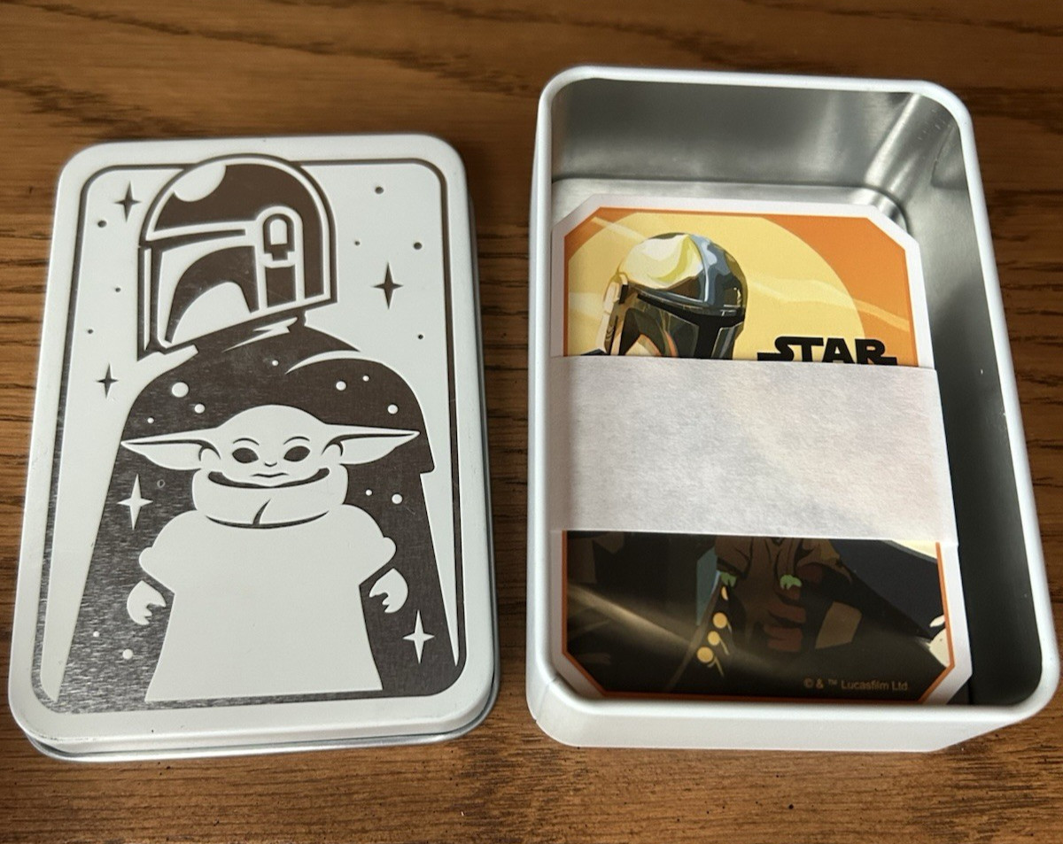 Disney Star Wars Mandalorian 100 Question Quiz Card Game – Baby Yoda Grogu
