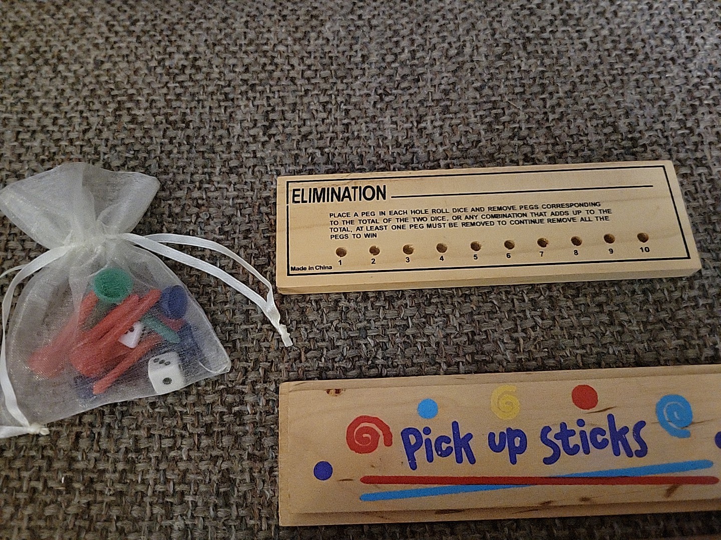 Lot of 4 Different Wood Peg & Elimination/ Brain Teaser Games FOOTBALL MORE