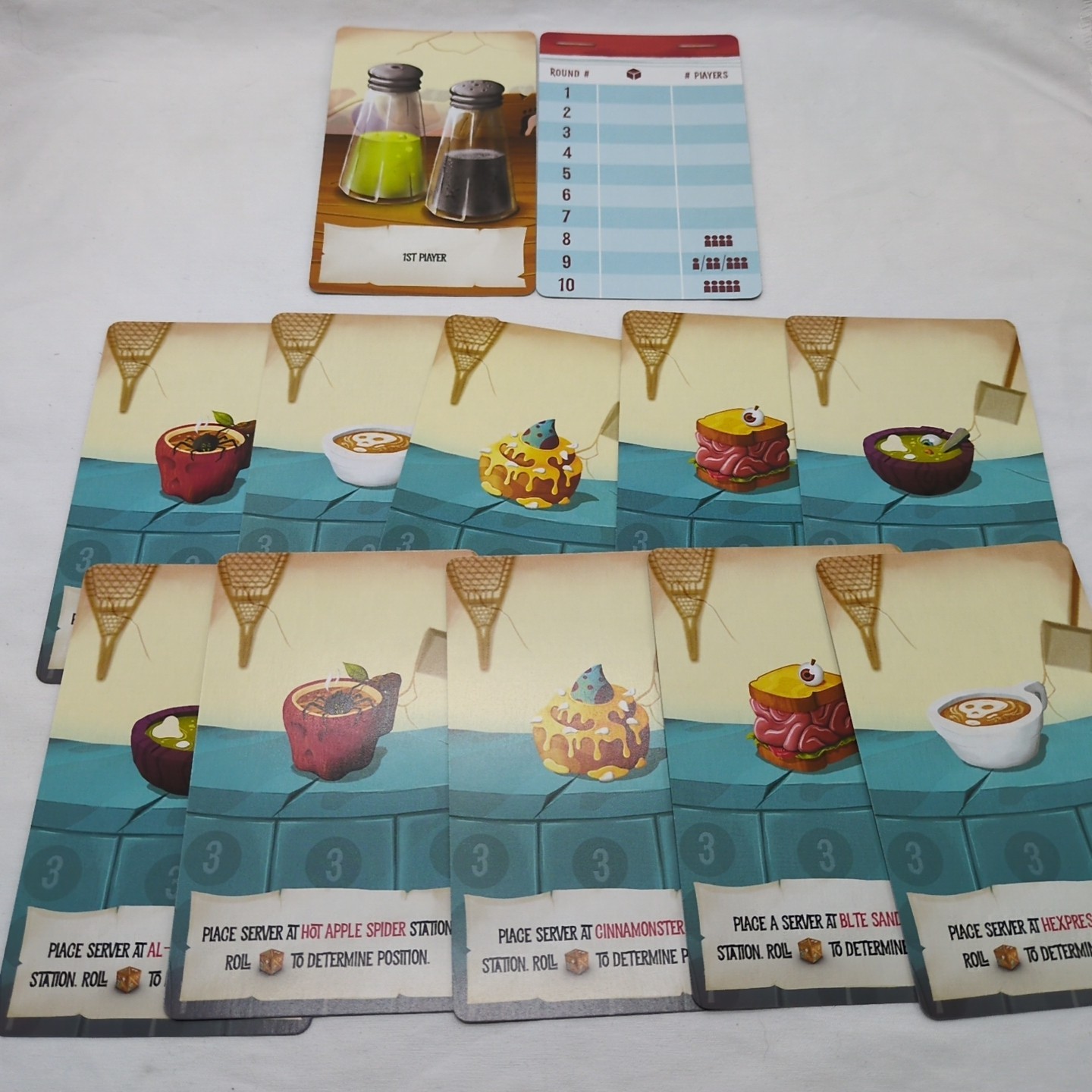 *Incomplete* Cryptid Cafe 25th Century Squatchy Games Board Game