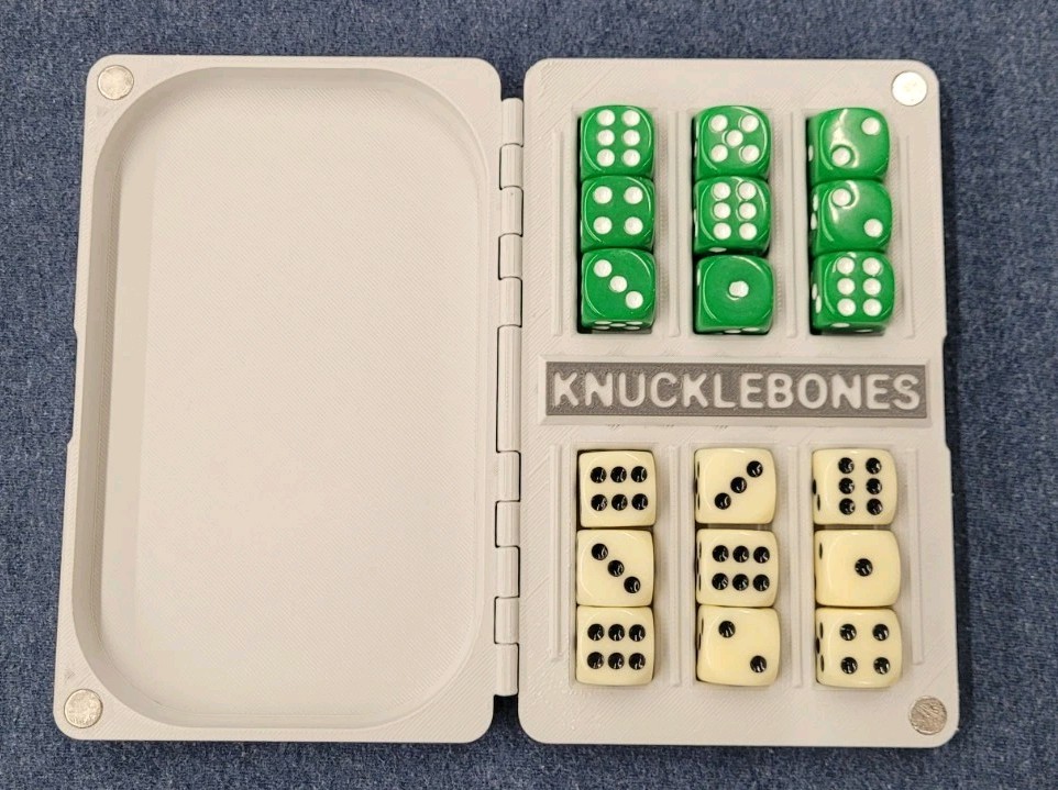 Knucklebones Dice Game – Cult of the Lamb – 3D Printed – ANY COLORS