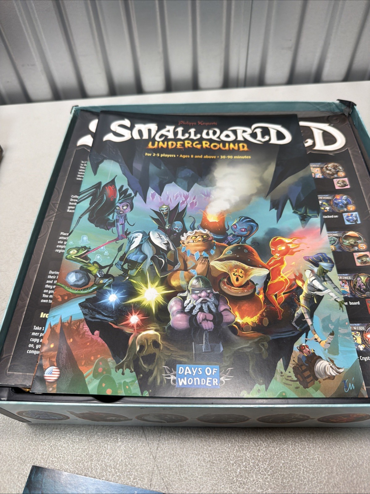 Small World Board Game w/ Underground & Cursed Expansion Board Game Lot