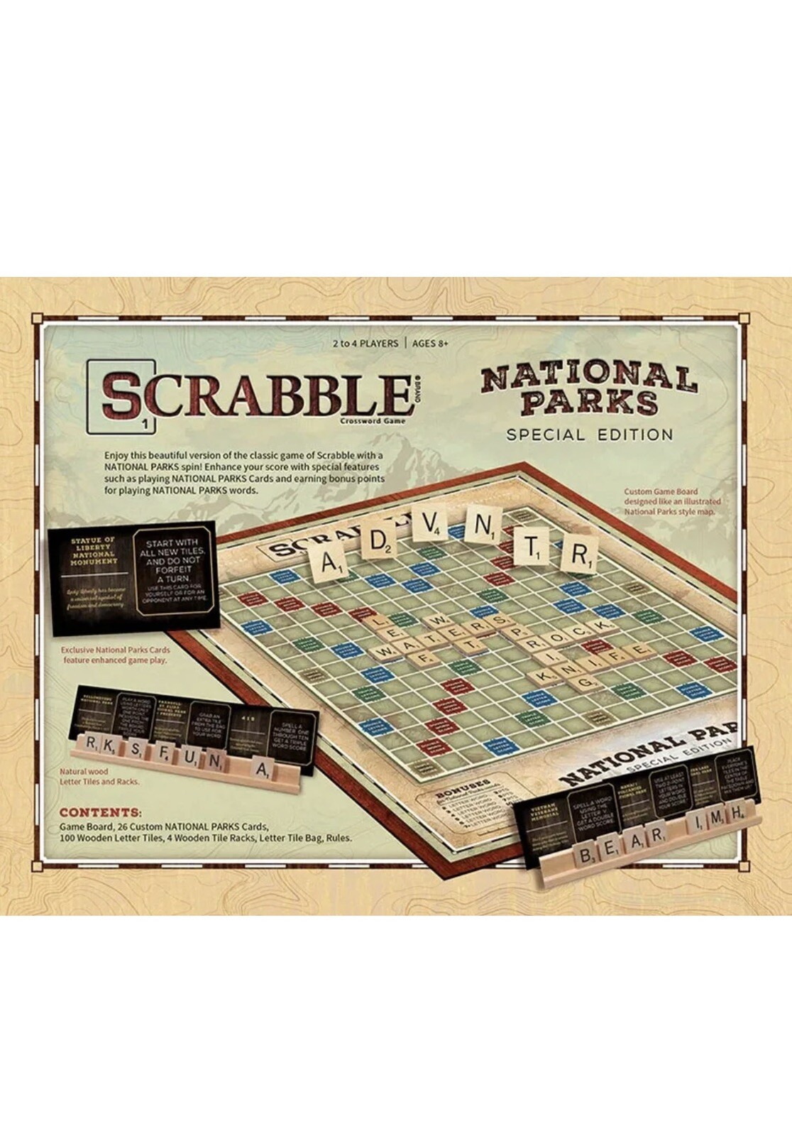 National Parks SCRABBLE® Age 8+ 2-6 players 60+ minutes