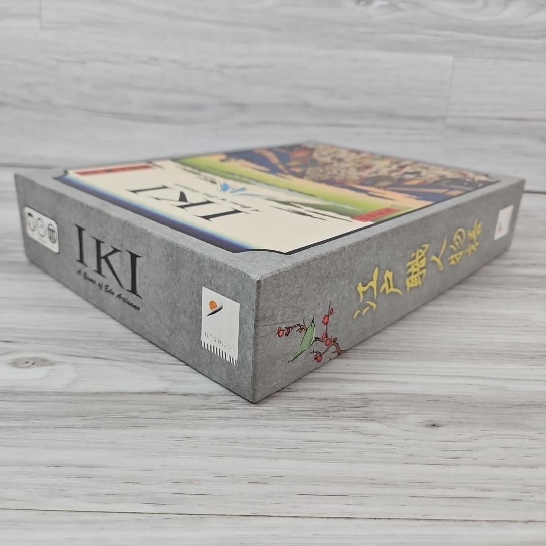 Iki Utsuroi 1st Ed. Multilingual Board Game A Game of Edo Artisans VG+ OOP Rare