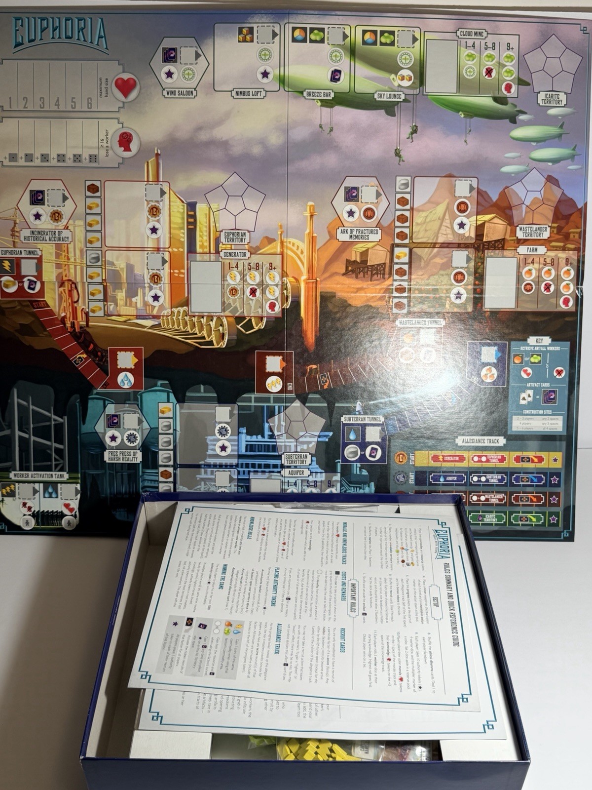 Euphoria: Build A Better Dystopia Board Game by Stonemaier