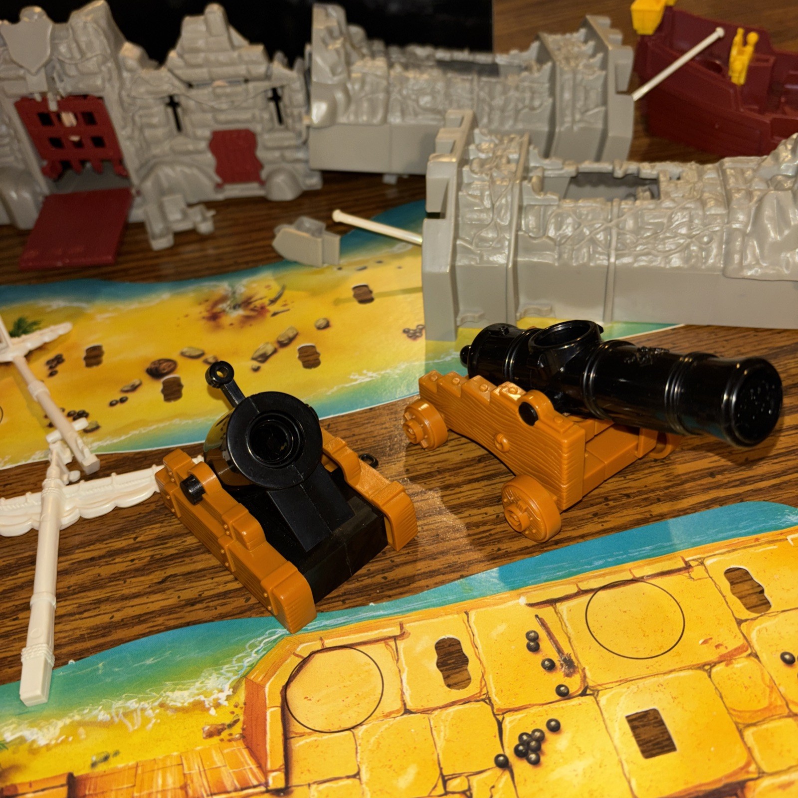 Weapons And Warriors Board Game 2 In 1 Castle Storm And Pirate Clash Complete