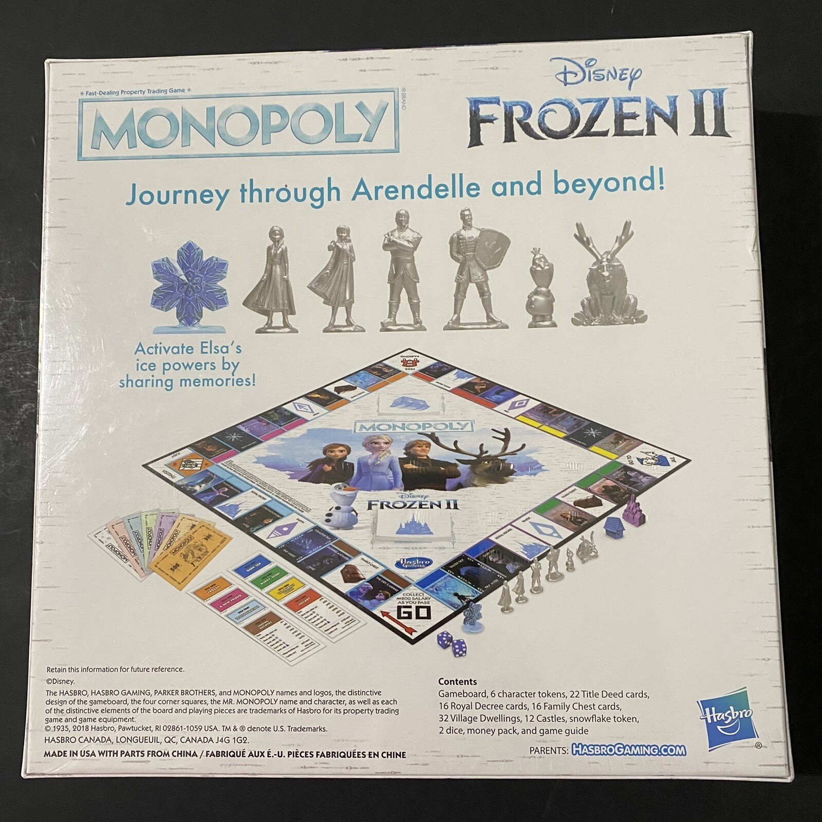 Disney Frozen II Monopoly Game