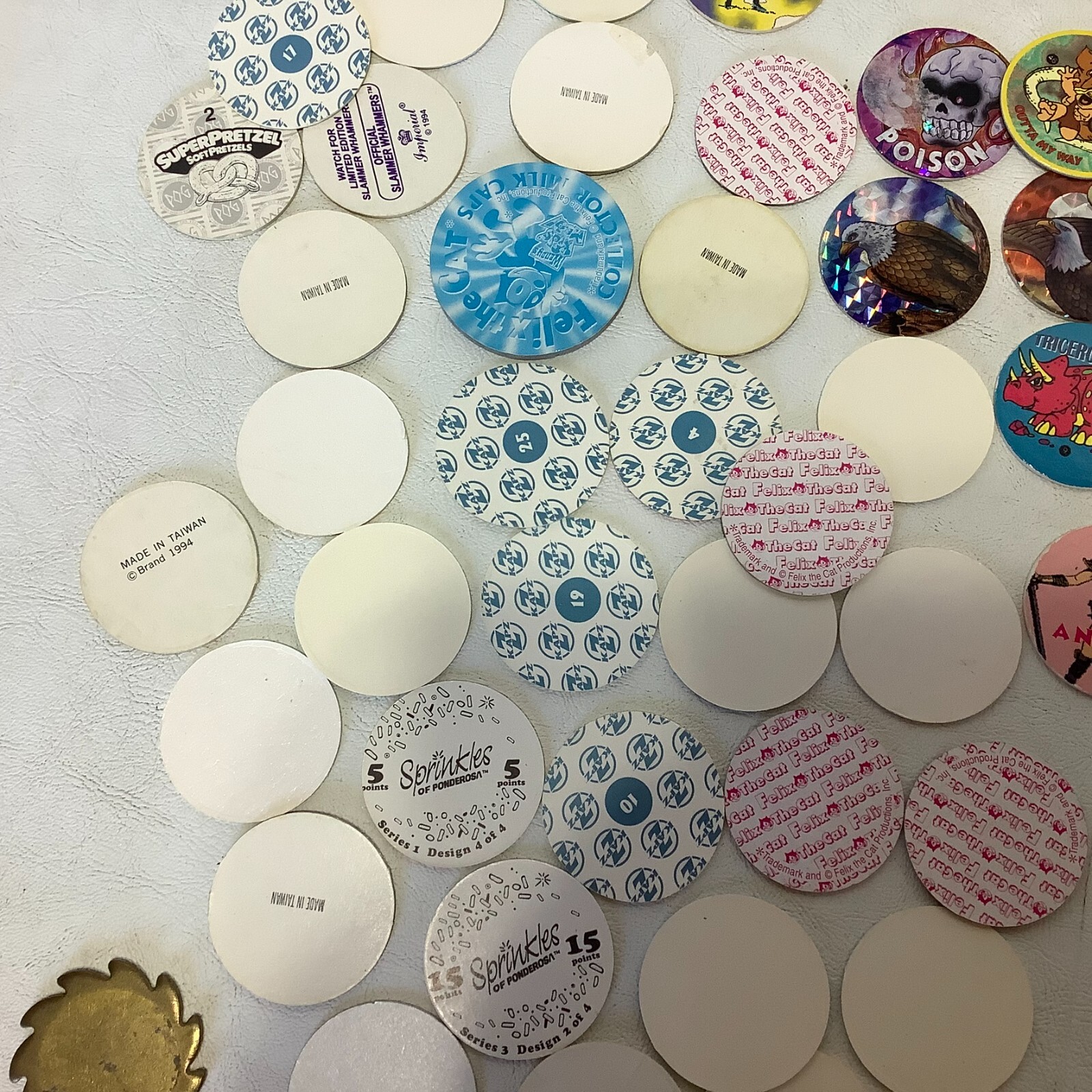 Vintage Lot of Pogs Animals Miscellaneous