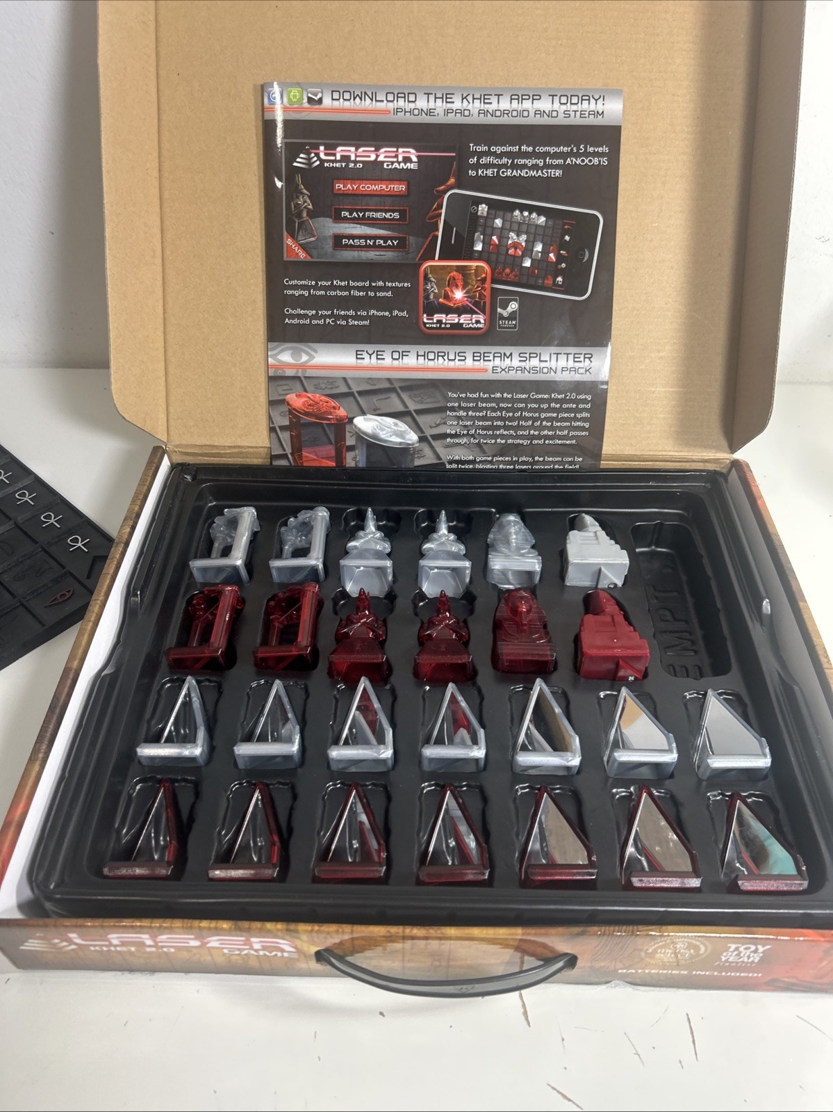 Khet 2.0 Laser Game – Strategy Board Game – Real Lasers – Mensa Select