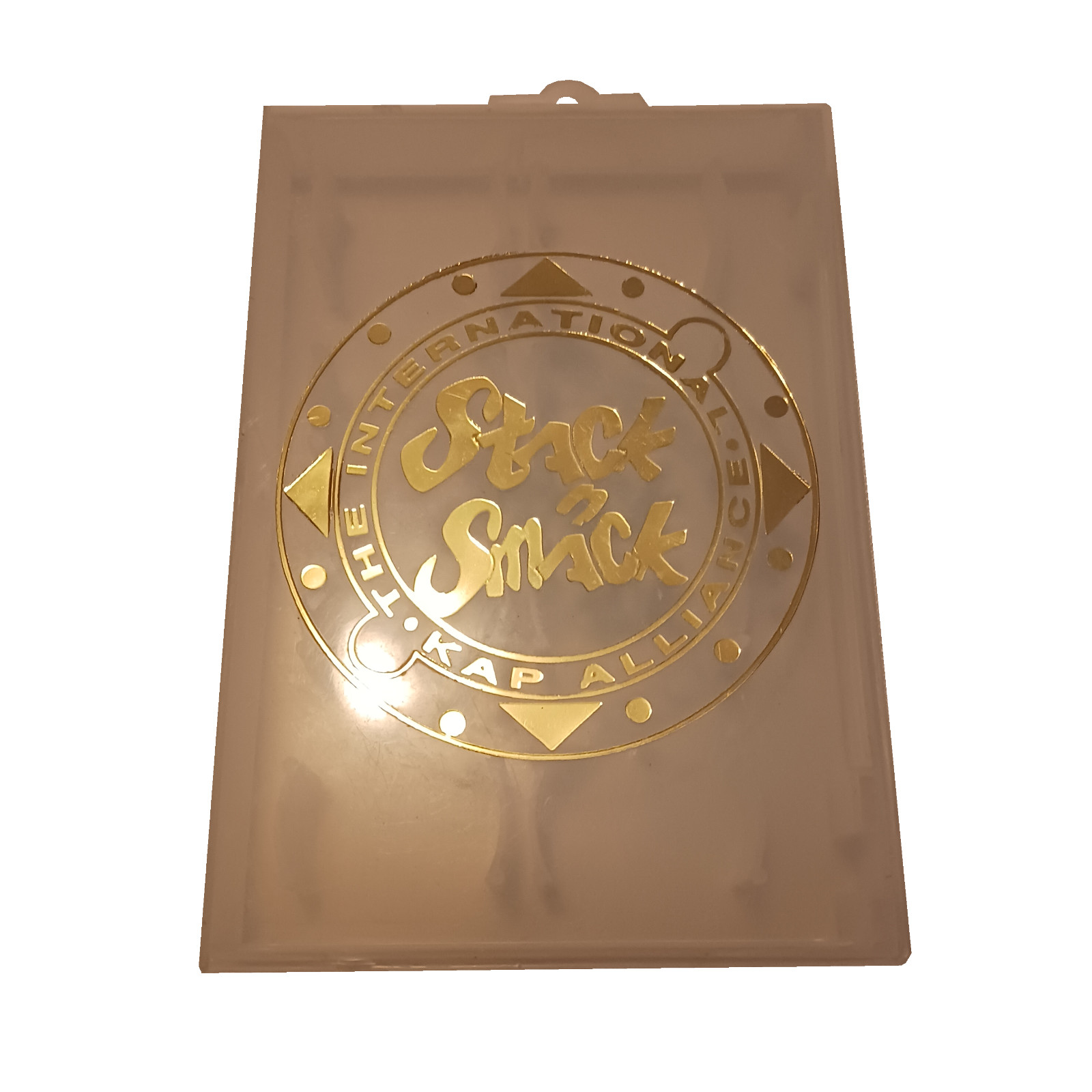 POG, STACK N’ SMACK STORAGE CASE – Eight Slot Holder Branded Plastic Retro/Toy