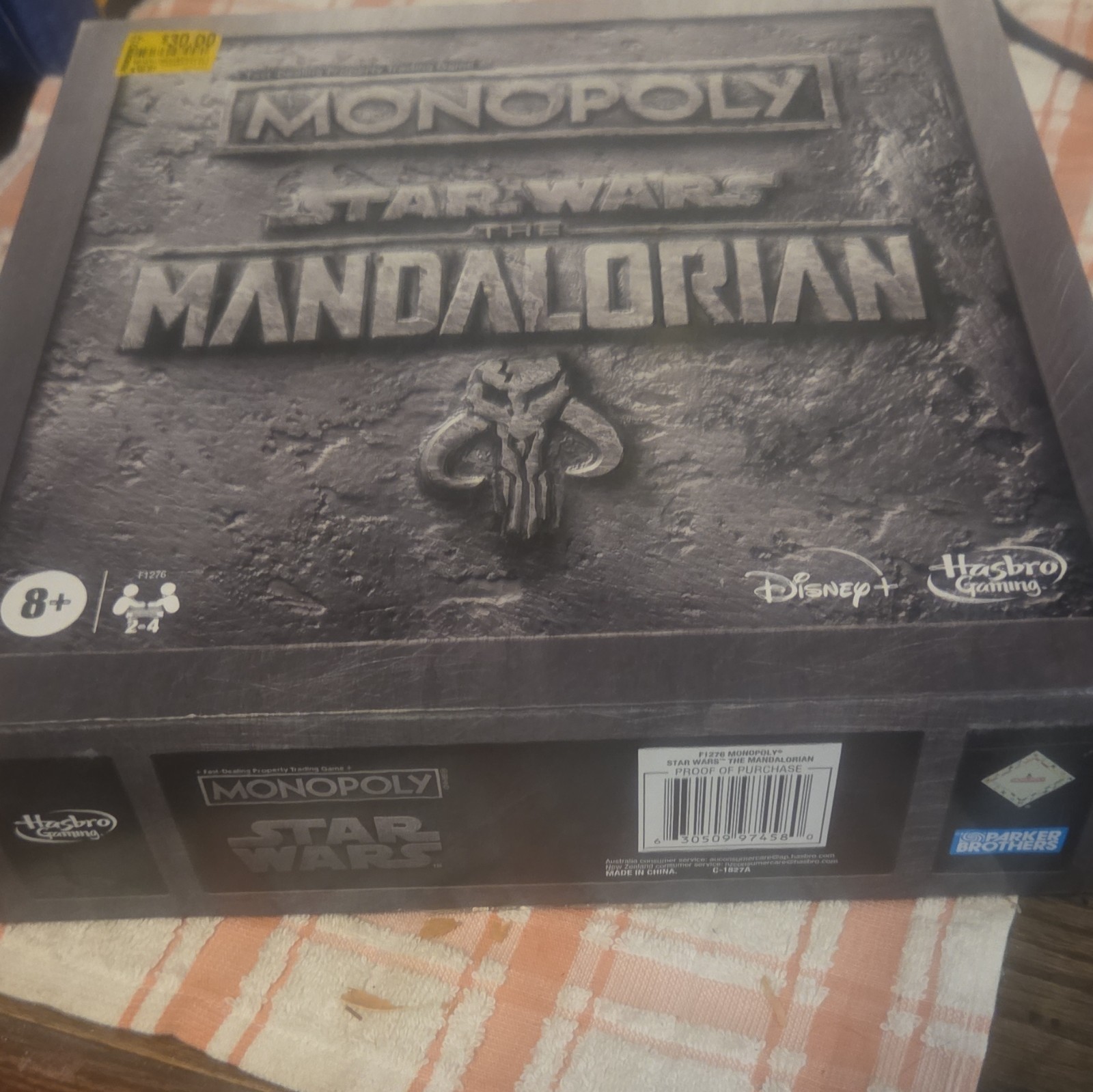 Hasbro Gaming Monopoly Star Wars The Mandalorian Board Game 2-4 Players 8+ F1276