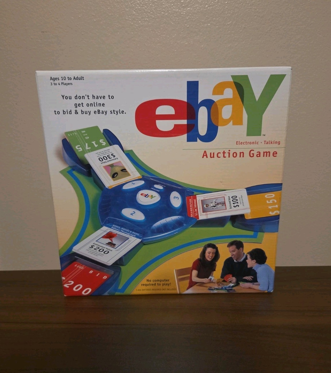Vintage Parker Brothers Ebay Auction Board Game 2001 Brand New Sealed