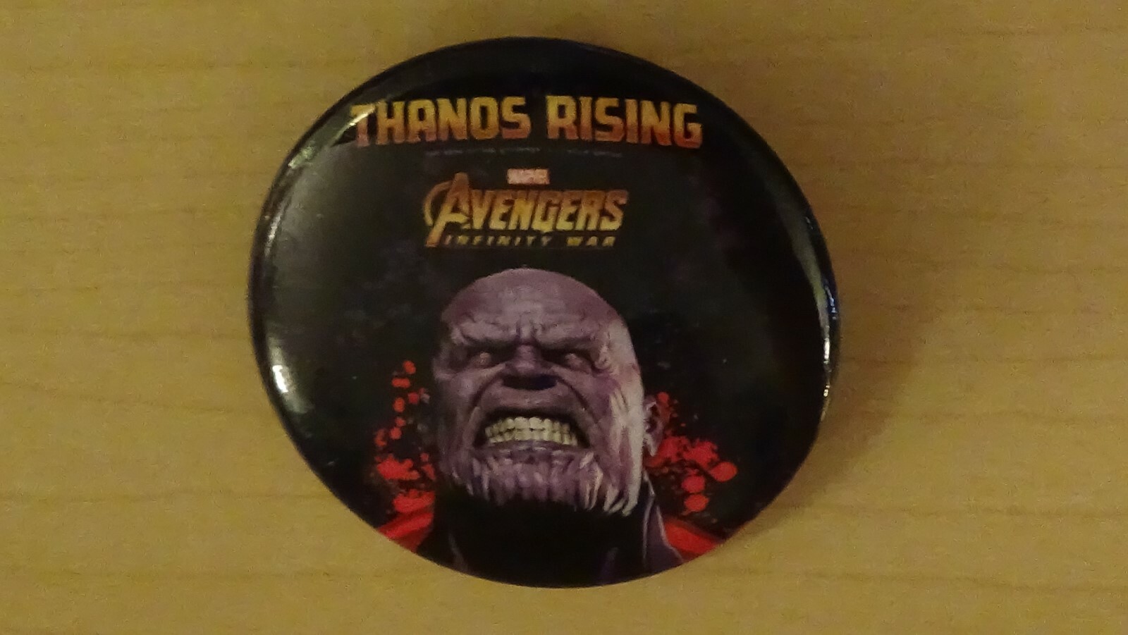 Thanos Rising Avengers Infinity War Board Game Promo Pin