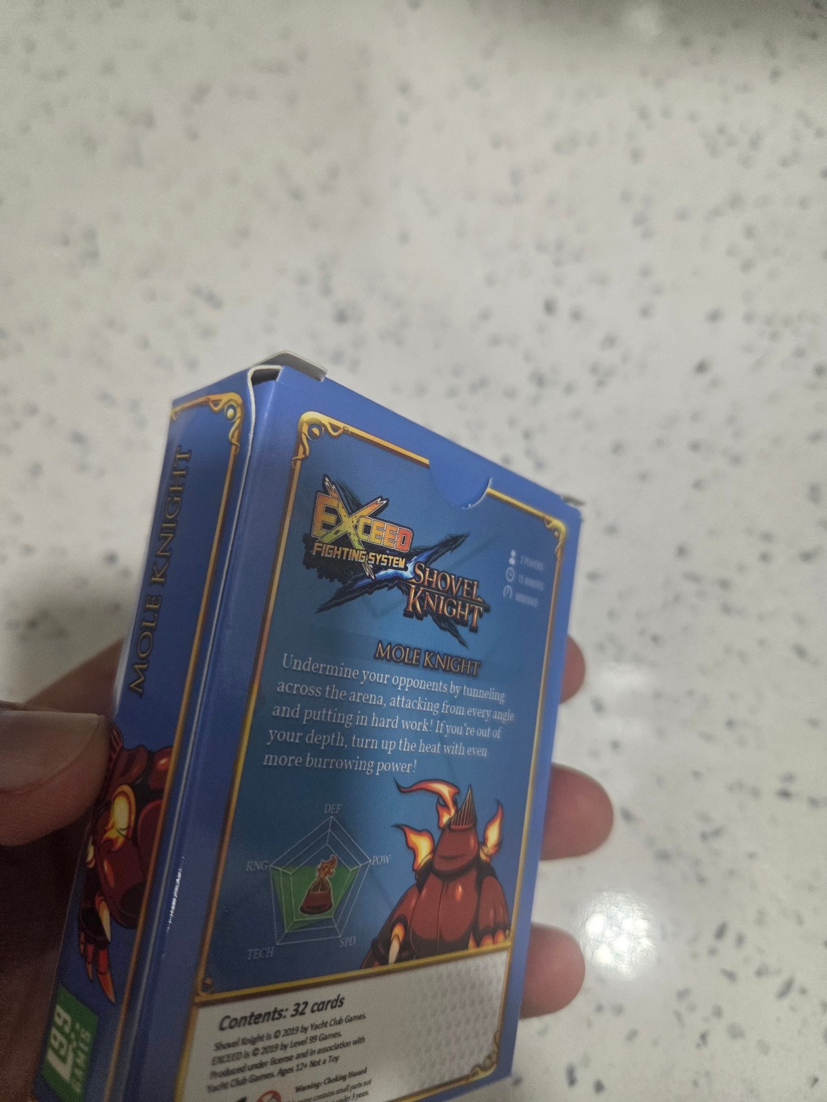 Exceed Fighting System Shovel Knight Hope Box NO BOX or Manual Rare FREE SHIP.