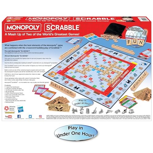 Monopoly Scrabble Game Play In Under One Hour Score Your Scrabble Word – Move