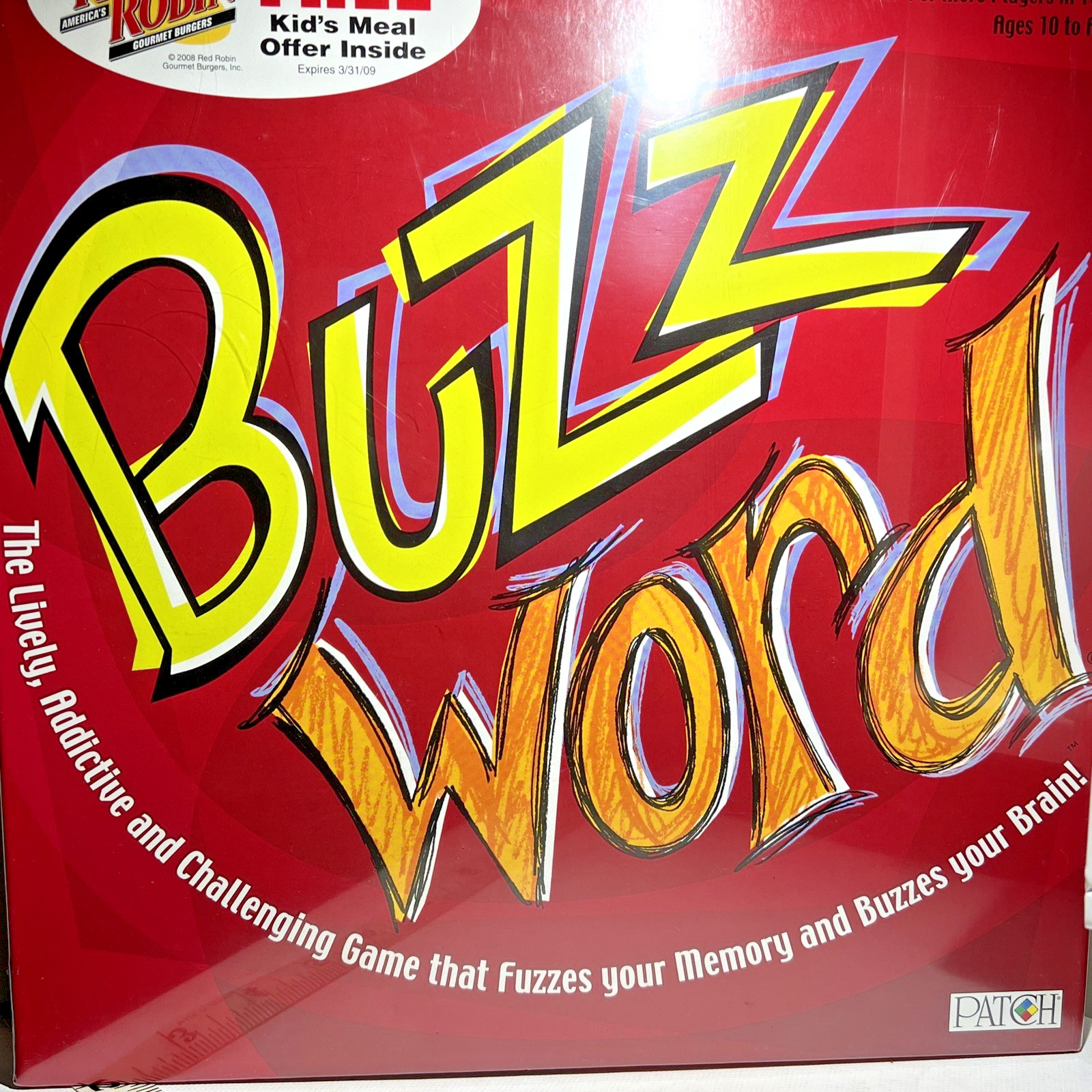 Buzz Word Board Game Ages 10 to Adult 2003 New Factory Sealed