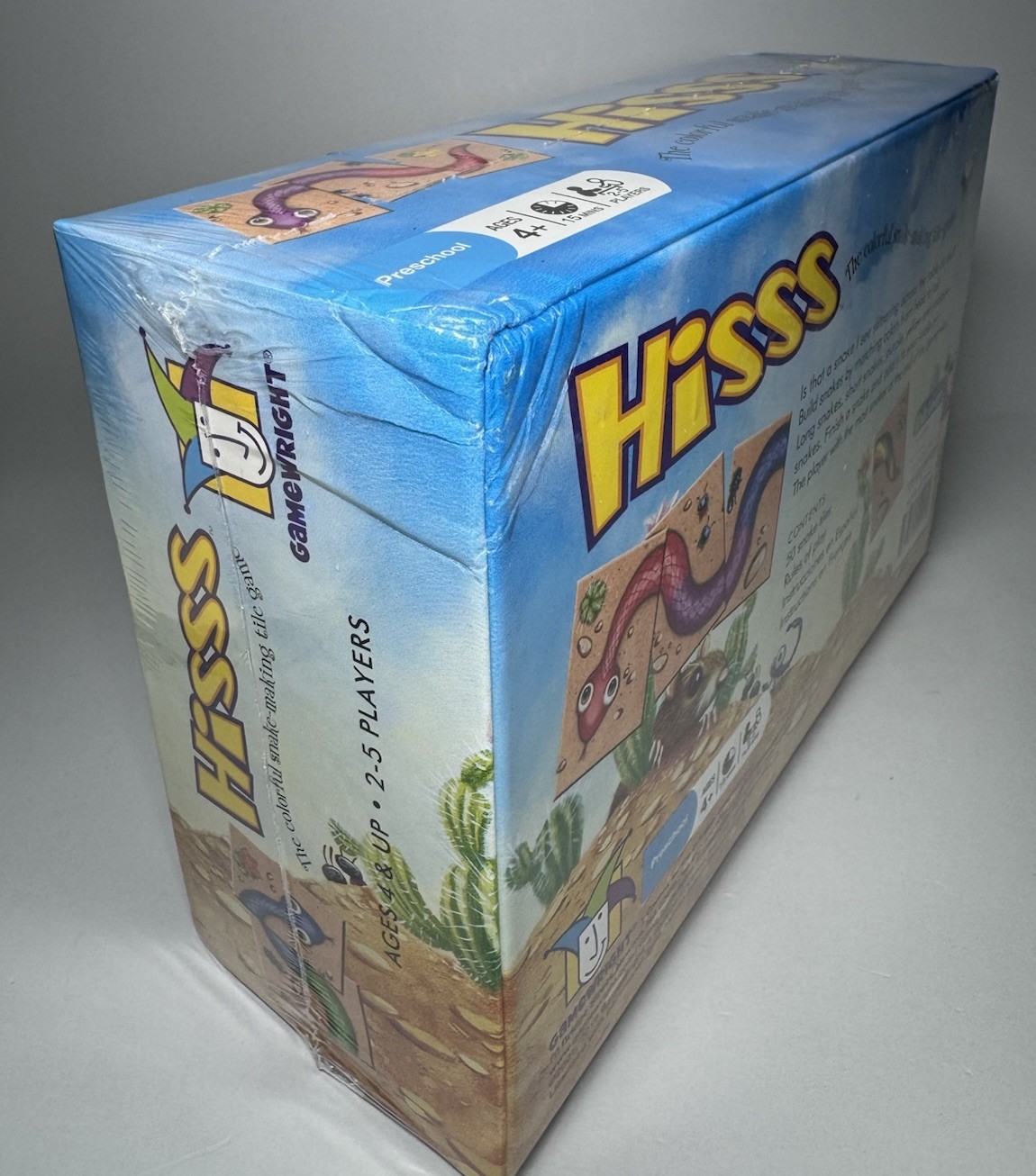 HISSS – The Colorful Snake Making Tile Matching Game Gamewright (2016) – SEALED