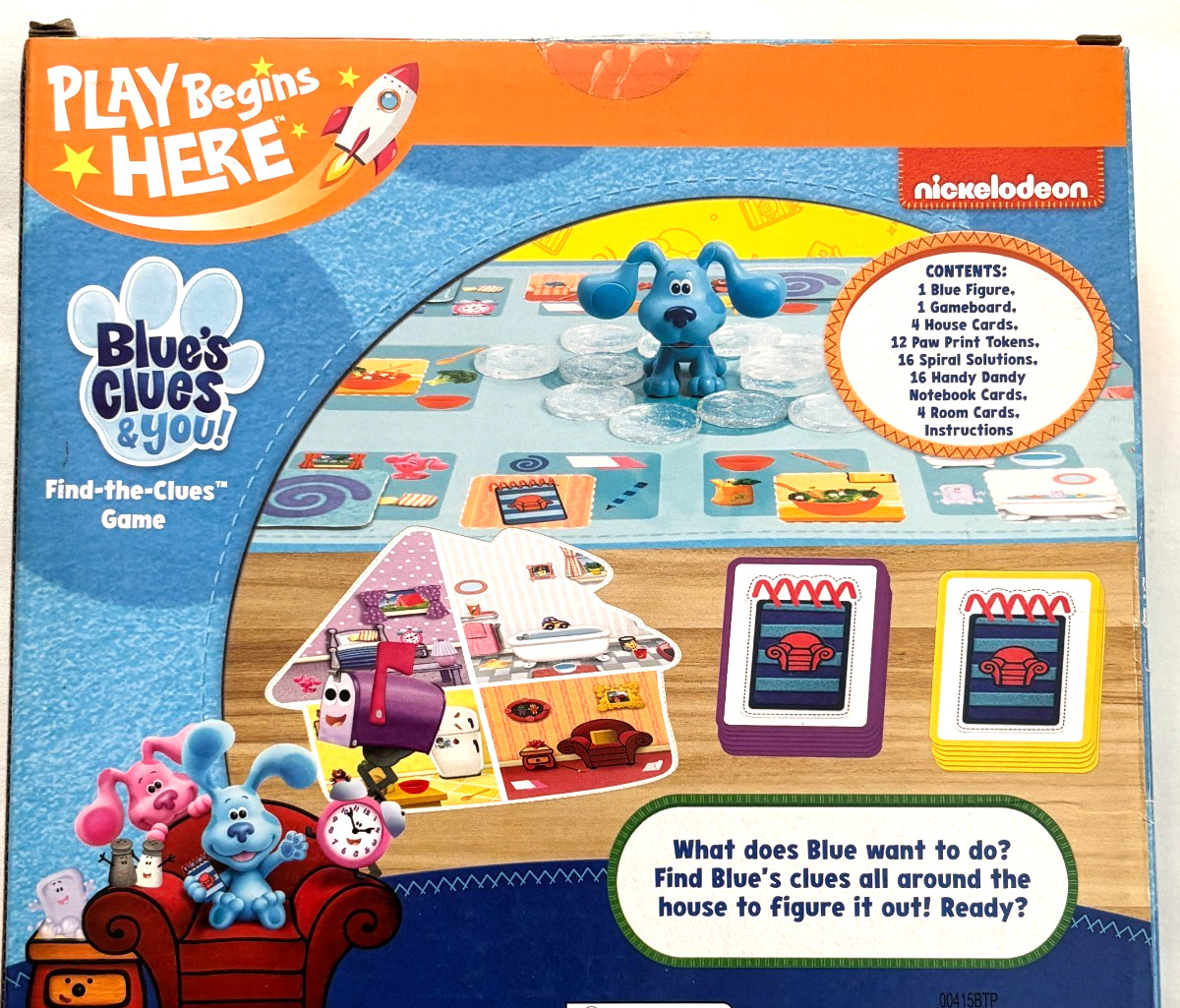 Blue’s Clues & You Find the Clues Game Ages 3 and Up 2-4 Players by Spin Master