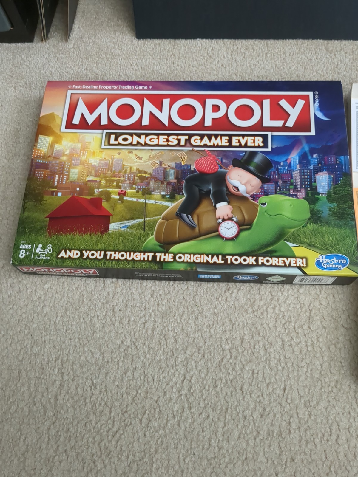 Hasbro E8915000 Monopoly Longest Game Ever Edition Complete! Never Played!