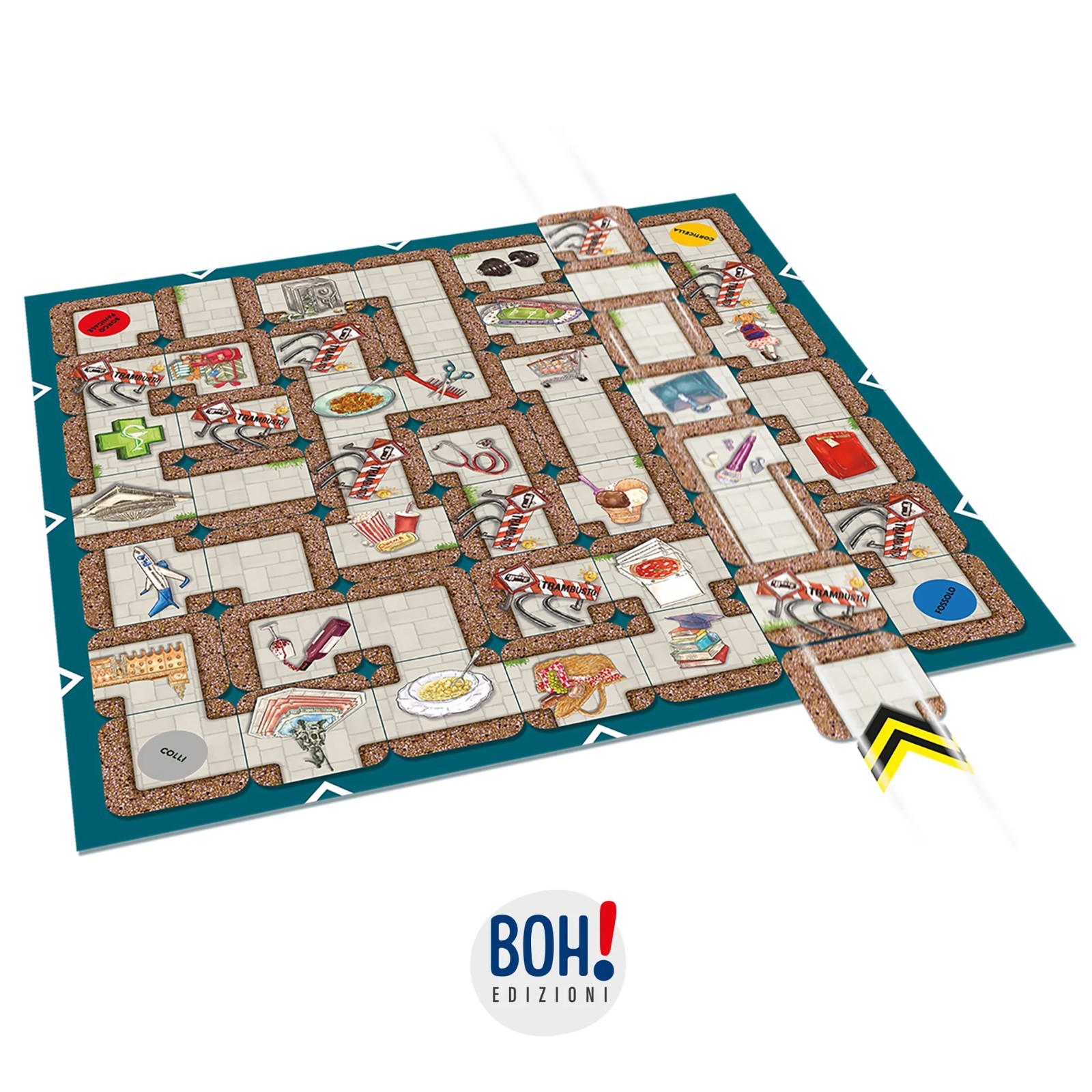 Board Game • Hustle and bustle BOH Edizioni BOLOGNA Party Game New Sealed ITA