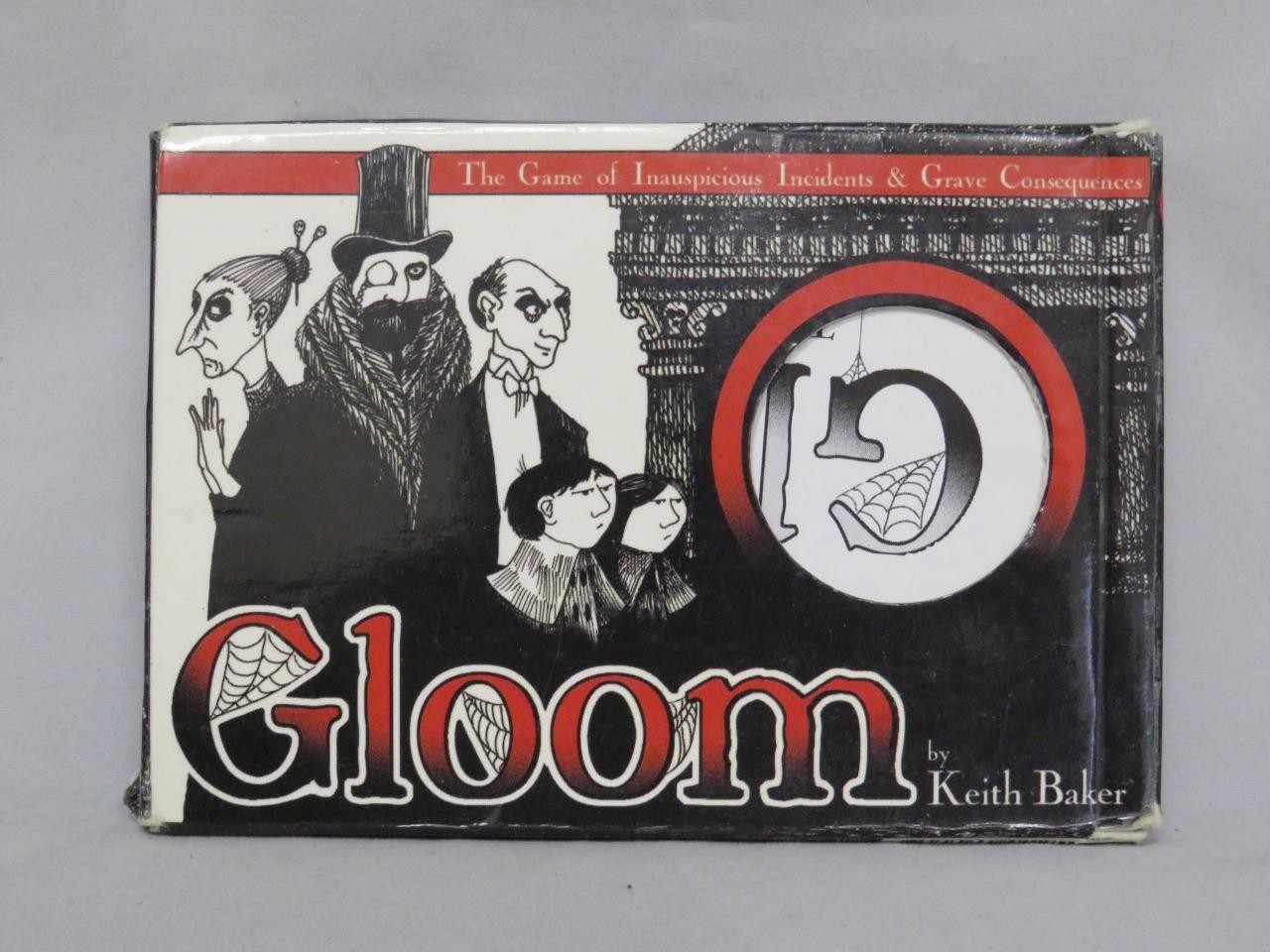 Atlas – Gloom Lot – Gloom Card Game + 4 Expansions (EX) Keith Baker