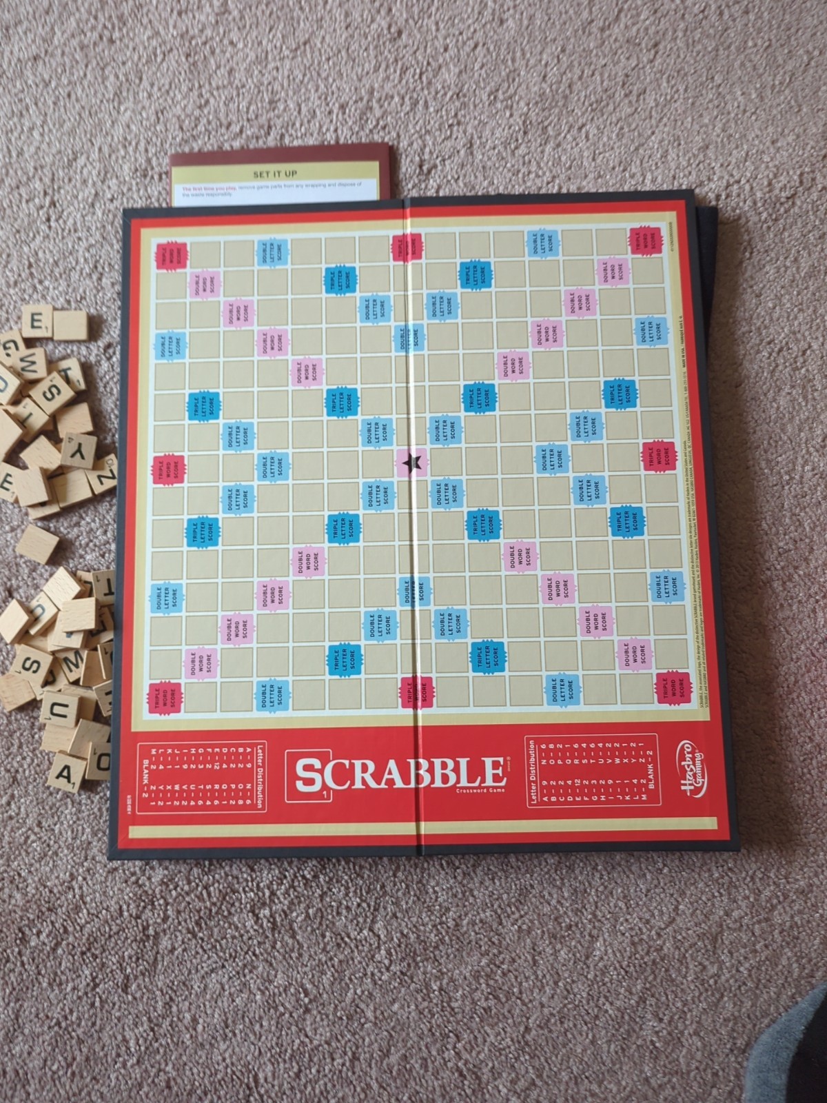 Scrabble Board Game 2013 Hasbro COMPLETE