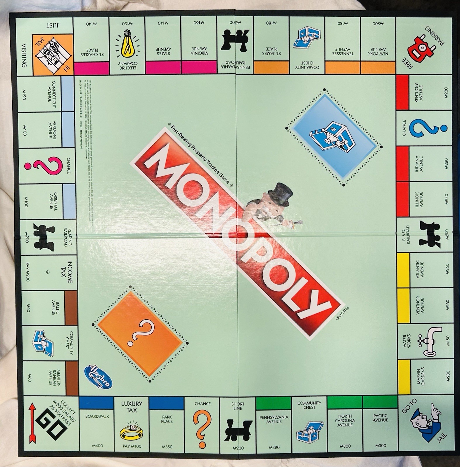 Monopoly Classic Board Game Hasbro Family Night 2-6 Players Ages 8+ Open Box Set