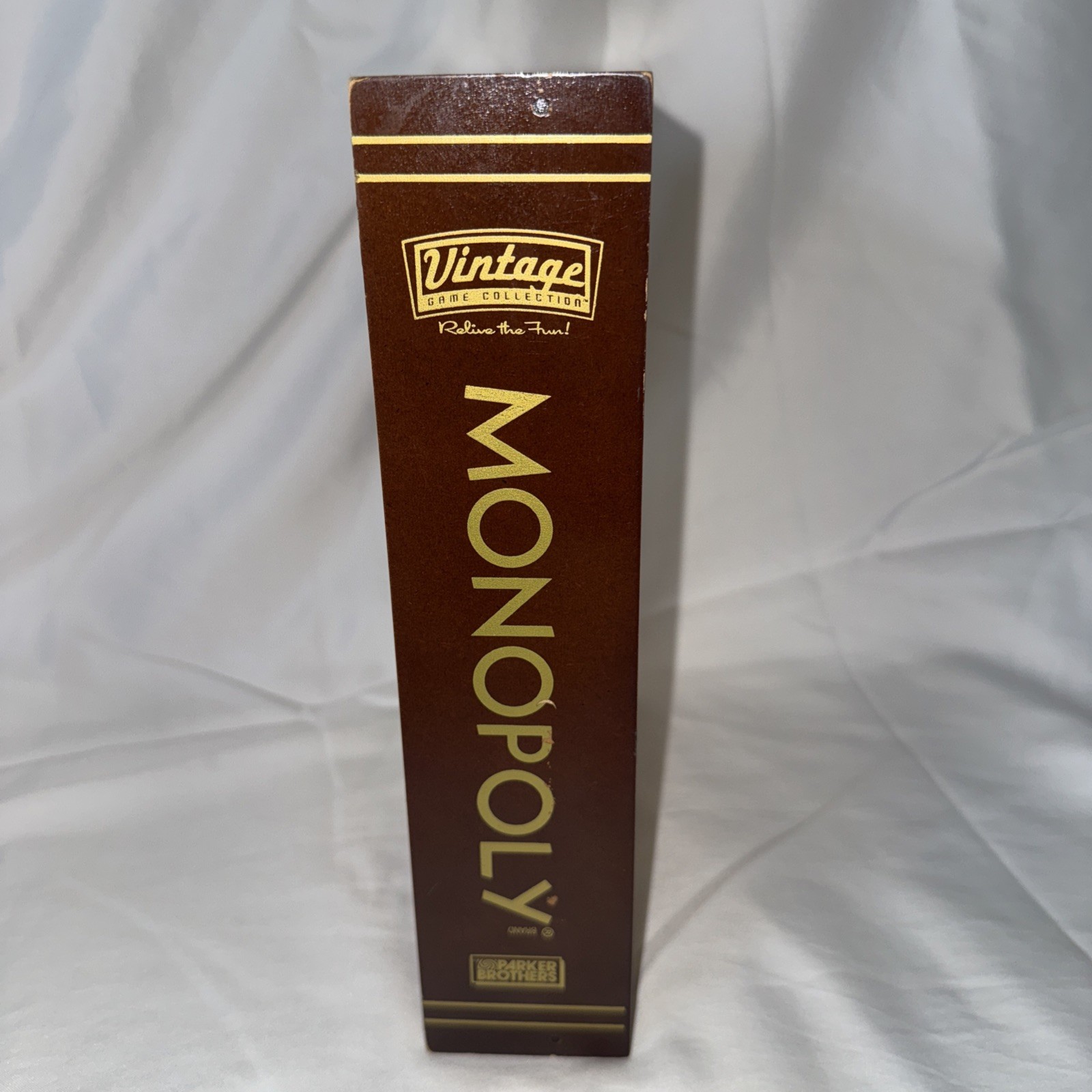 MONOPOLY ~ VINTAGE COLLECTION BOOKSHELF WOODEN BOX 2009 ~ 100% COMPLETE ~ EUC ~