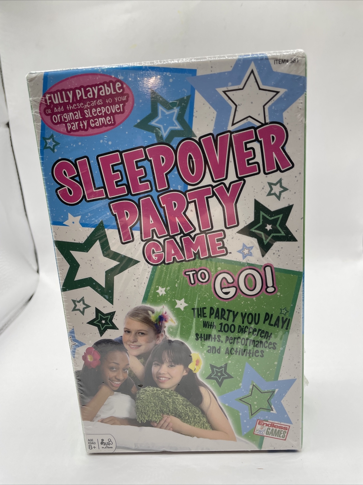 Sleepover Party Game To Go! Fun Girls Night Game with 100 Activities! New Sealed