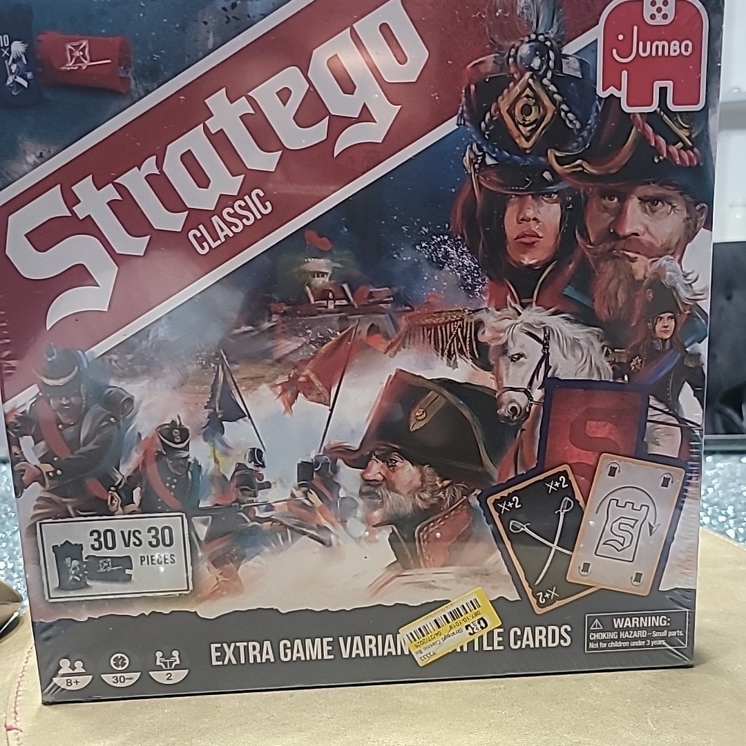 NEW & SEALED! Stratego Classic Board Game War Strategy Game With Battle Cards