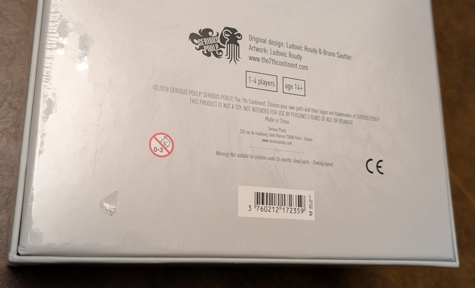 The 7th Continent: What Goes Up Must Come Down board game expansion, shrink wrap