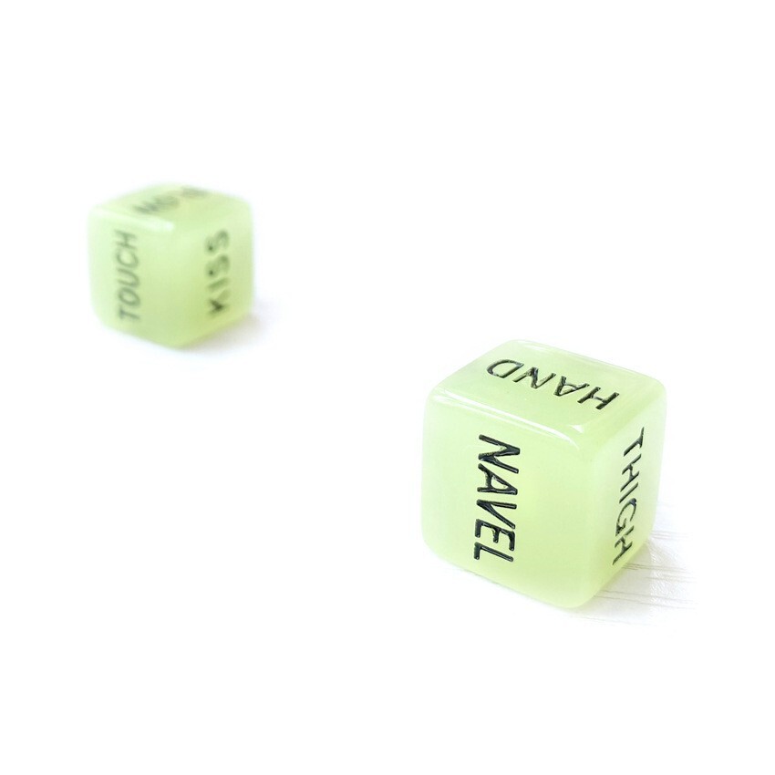 Glow in the Dark Sex Dice Adult Love Games Kama Sutra Couples Gift UV Reactive