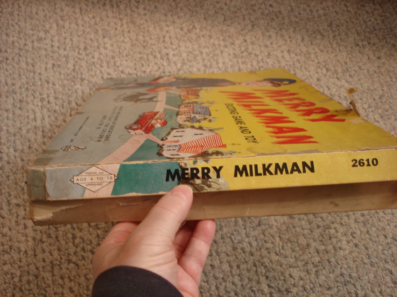 Merry Milkman Exciting Game & Toy 2610 Hasbro 1955 complete