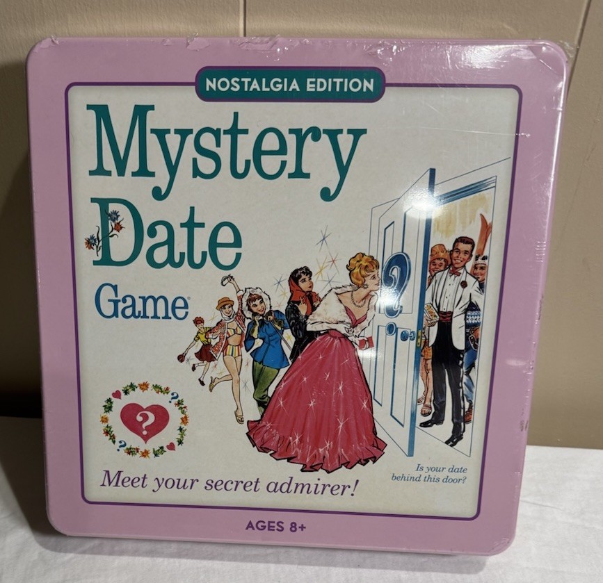 HASBRO Mystery Date Board Game Nostalgic Edition Damaged Tin NWD $40