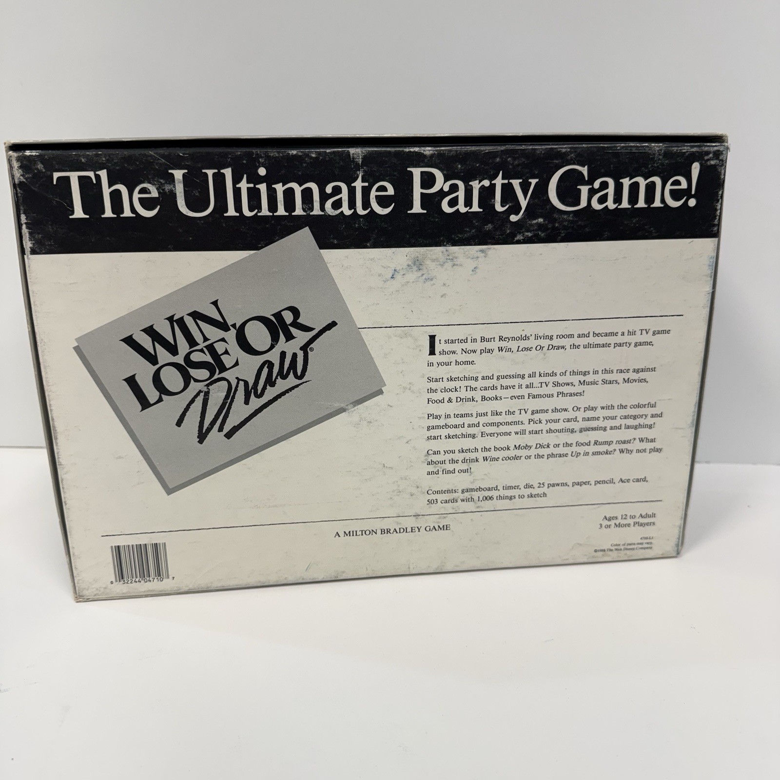 Win, Lose Or Draw The Picture Charades Game Party Edition 1988